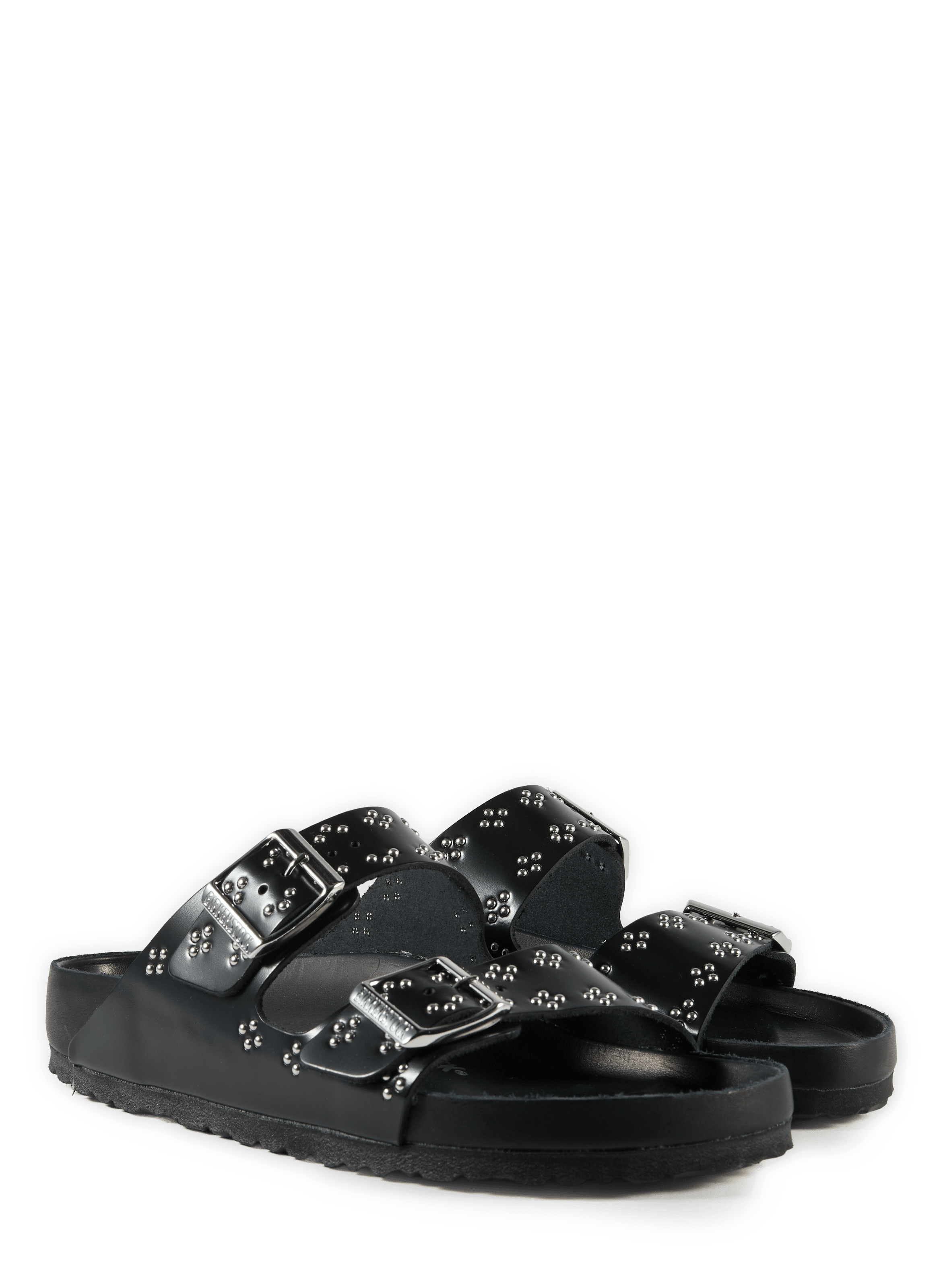 Zuecos de cuero BIRKENSTOCK Negro