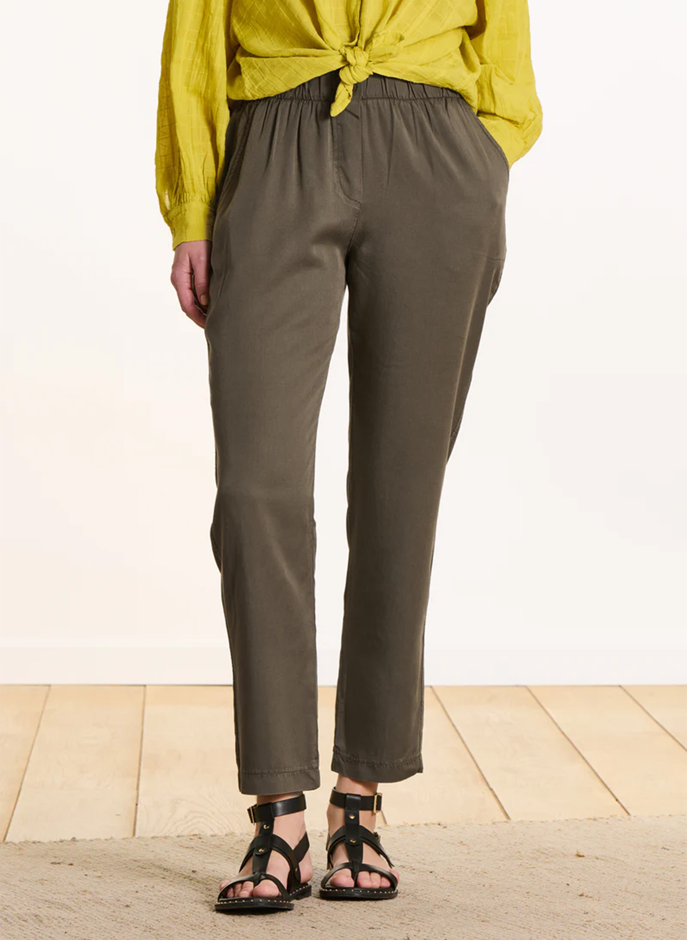 Rechte 7/8-broek LA FEE MARABOUTEE Groen