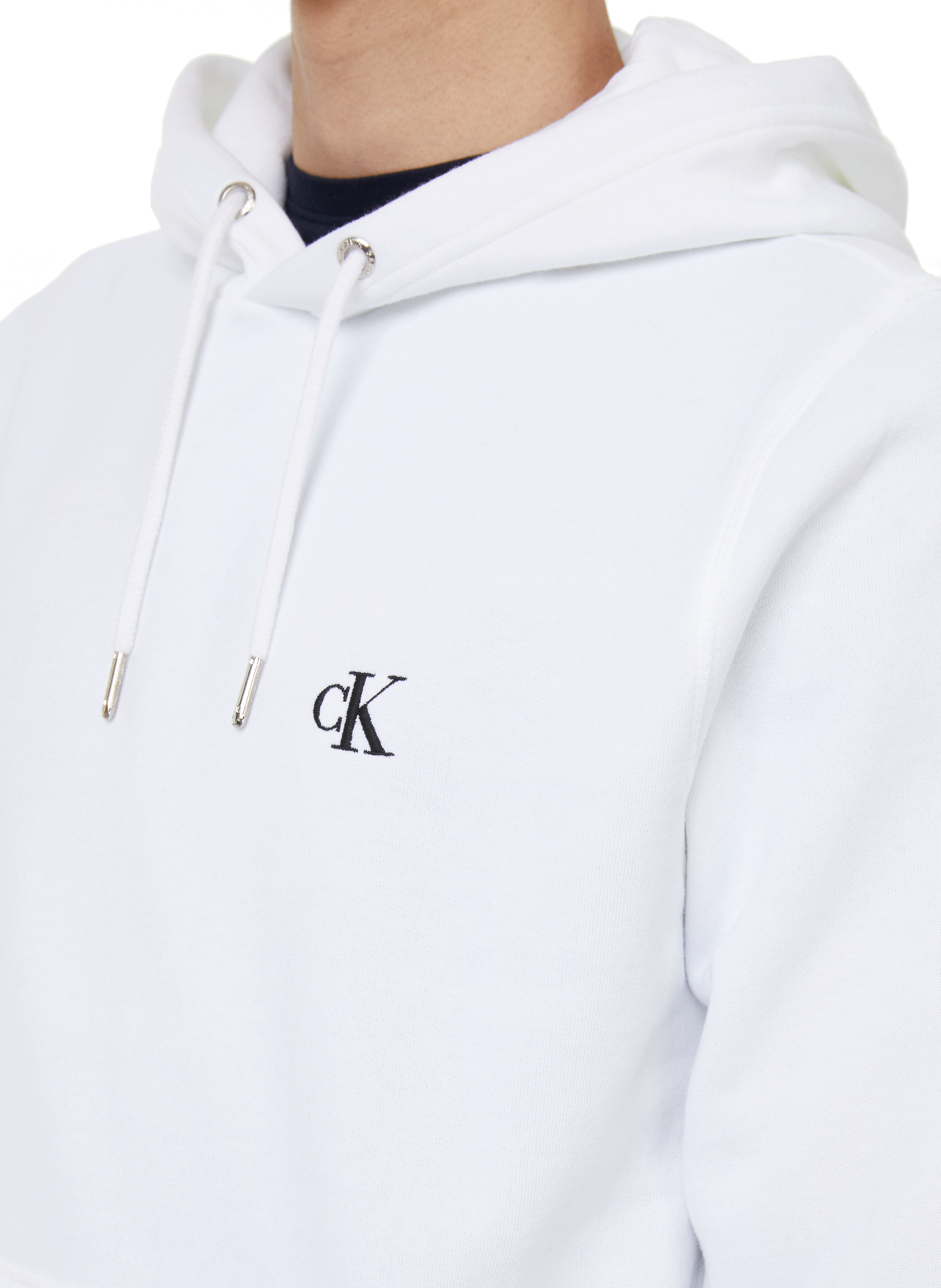 Hoodie à capuche CALVIN KLEIN Blanc