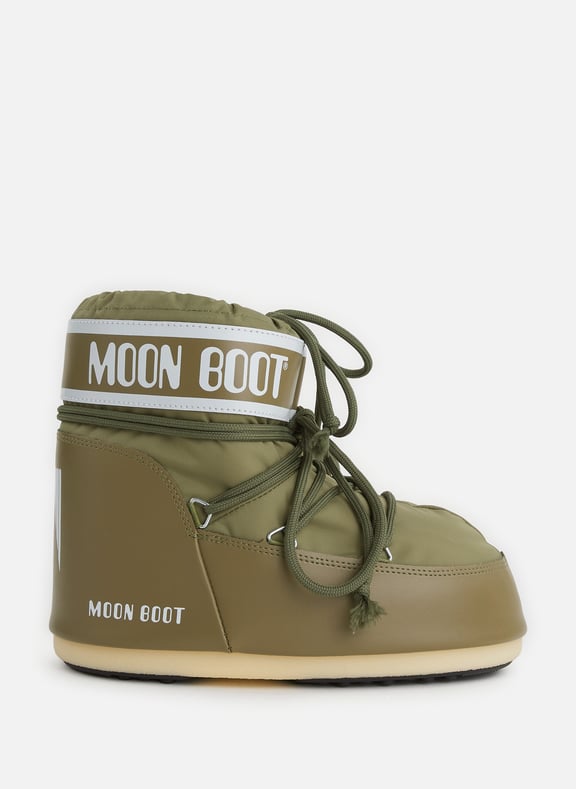 Bottes Icon Low en nylon Vert by MOON BOOT MOON BOOT Bottes Icon Low en nylon Vert