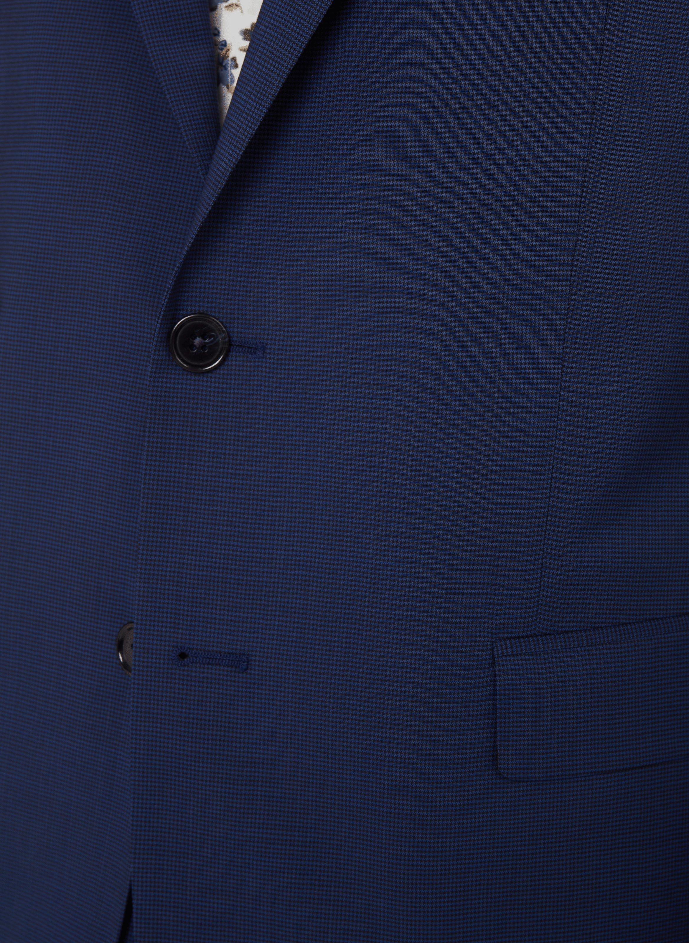 Wool check suit AU PRINTEMPS PARIS Blue