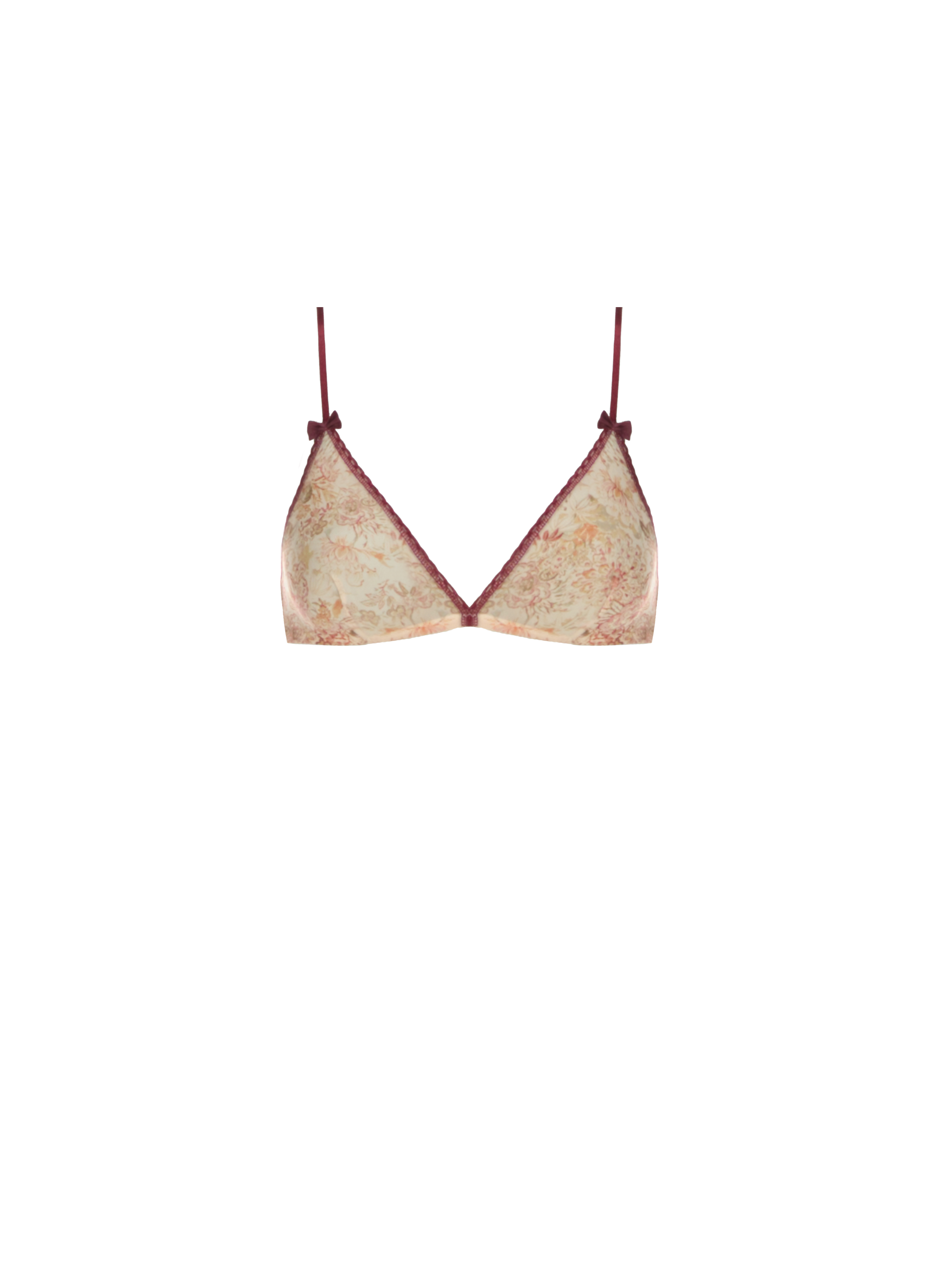 MOMONI Soft bra with pattern Pink