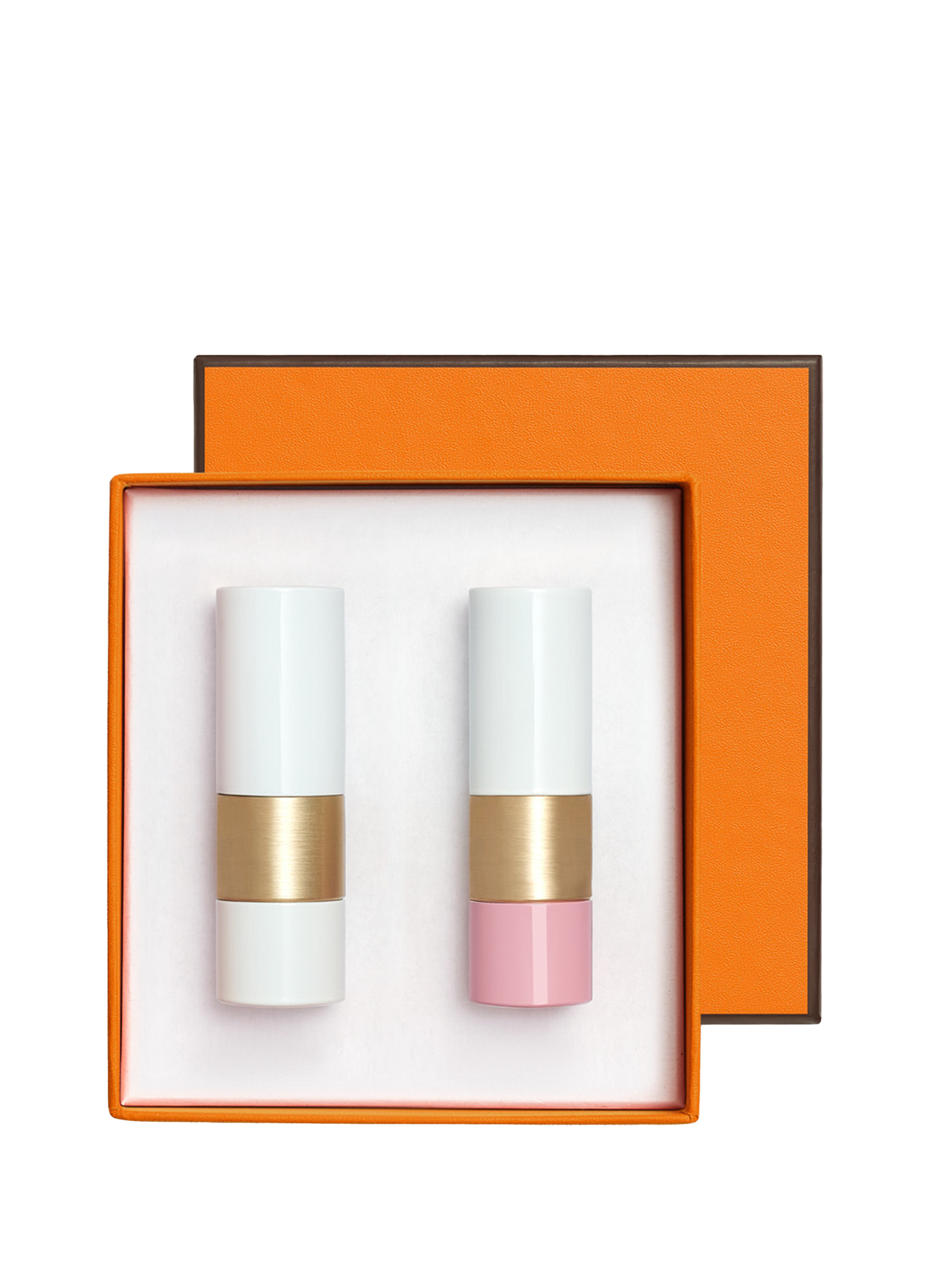 Precomposed set in Red Hermès and Pink Hermès HERMÈS No color