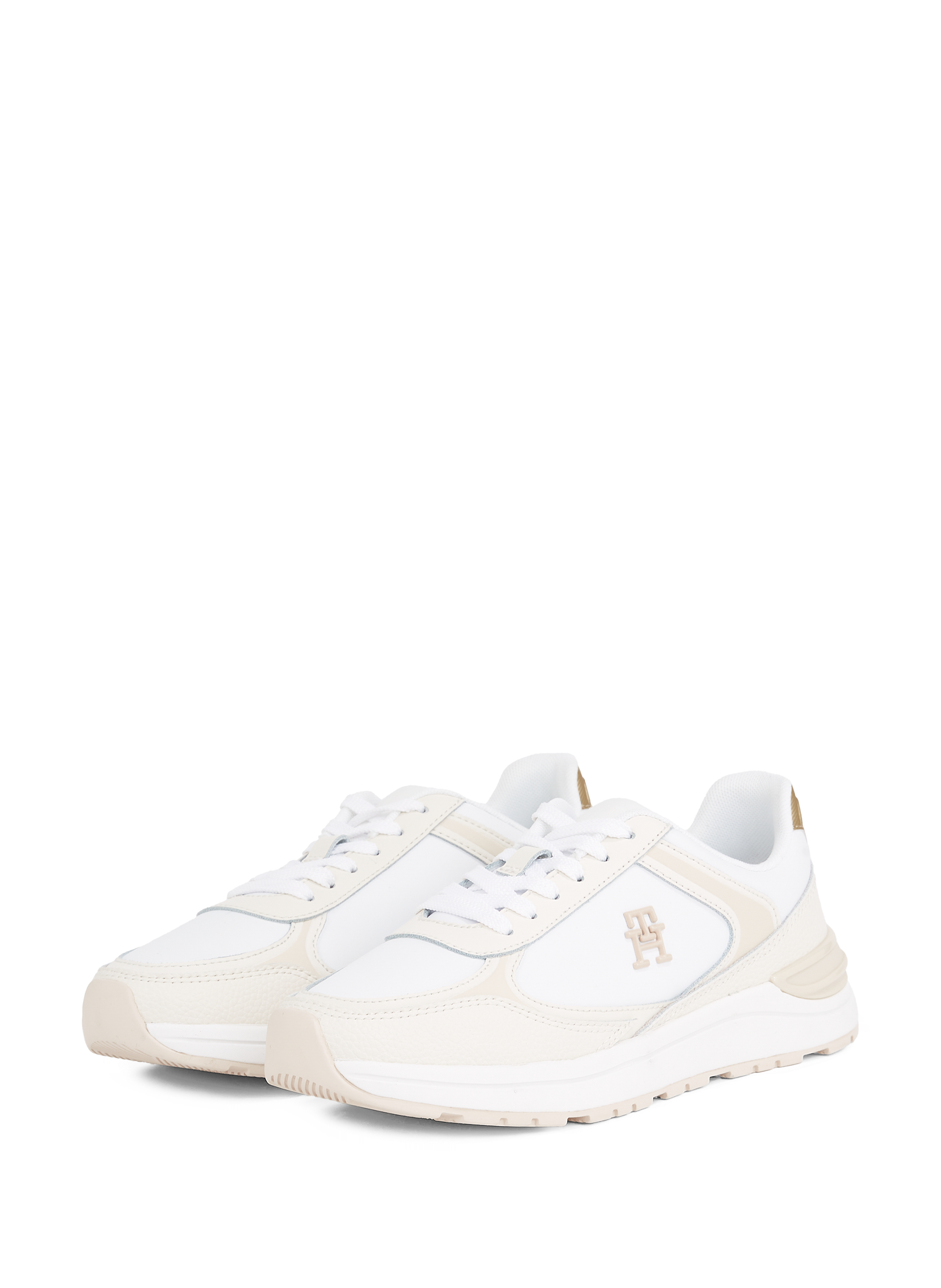 Baskets en cuir TOMMY HILFIGER Multicolore