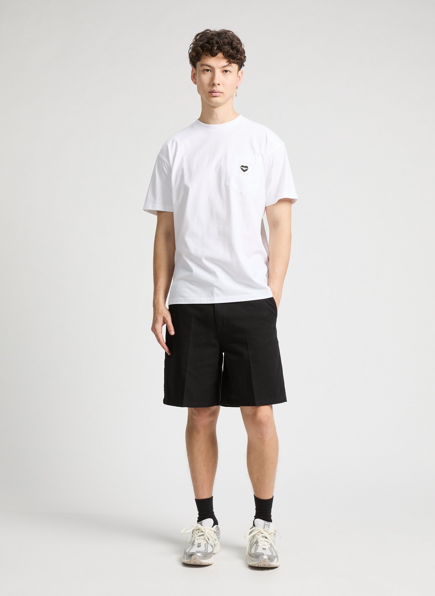 T-shirt à manches courtes en coton CARHARTT WIP Blanc