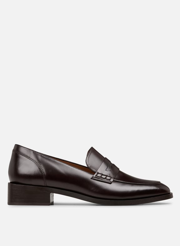Mocassins en cuir robin Marron by MAISON 123 MAISON 123 Mocassins en cuir robin Marron