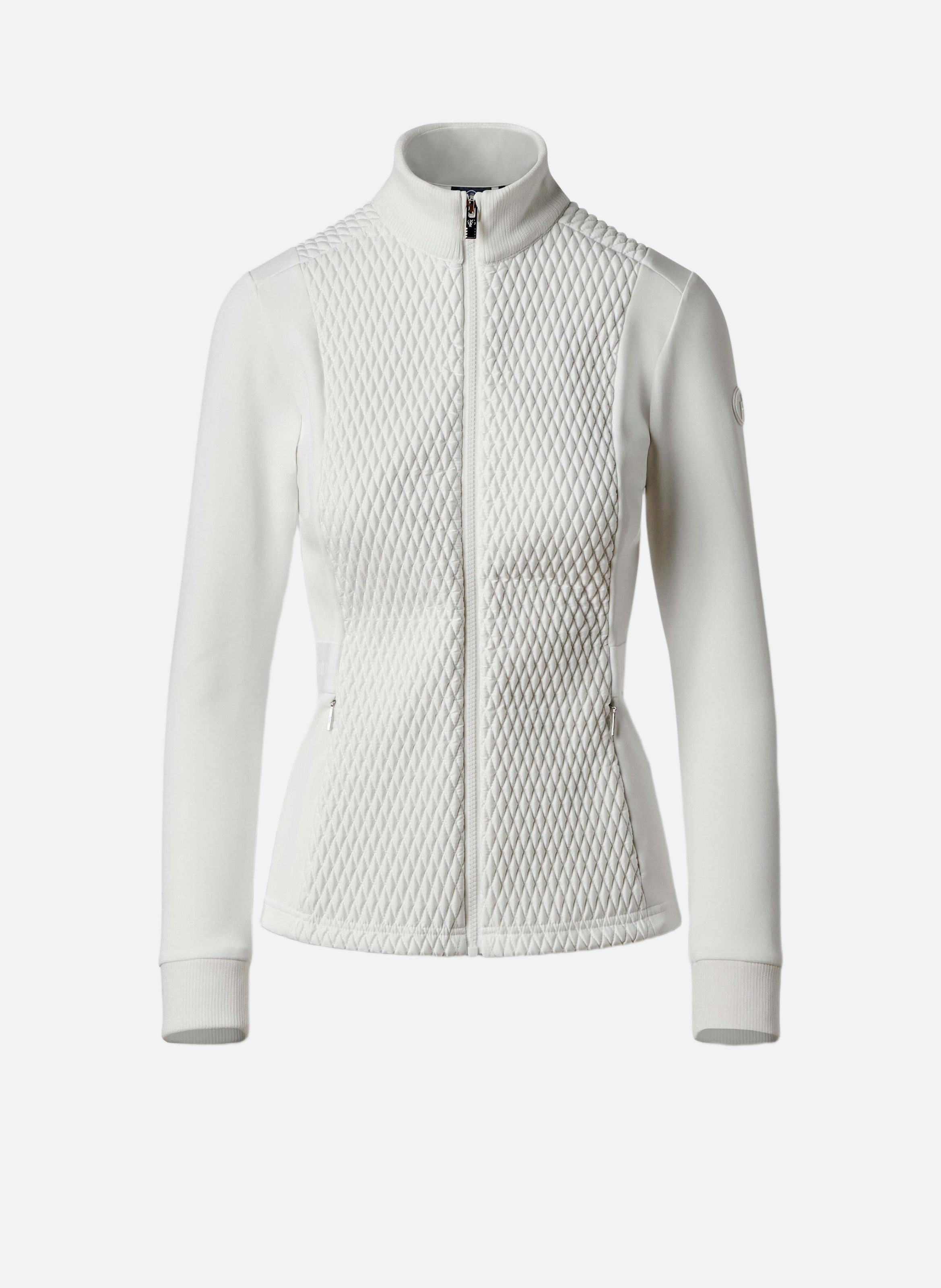 Veste meryl col montant coupe ajustée FUSALP Blanc