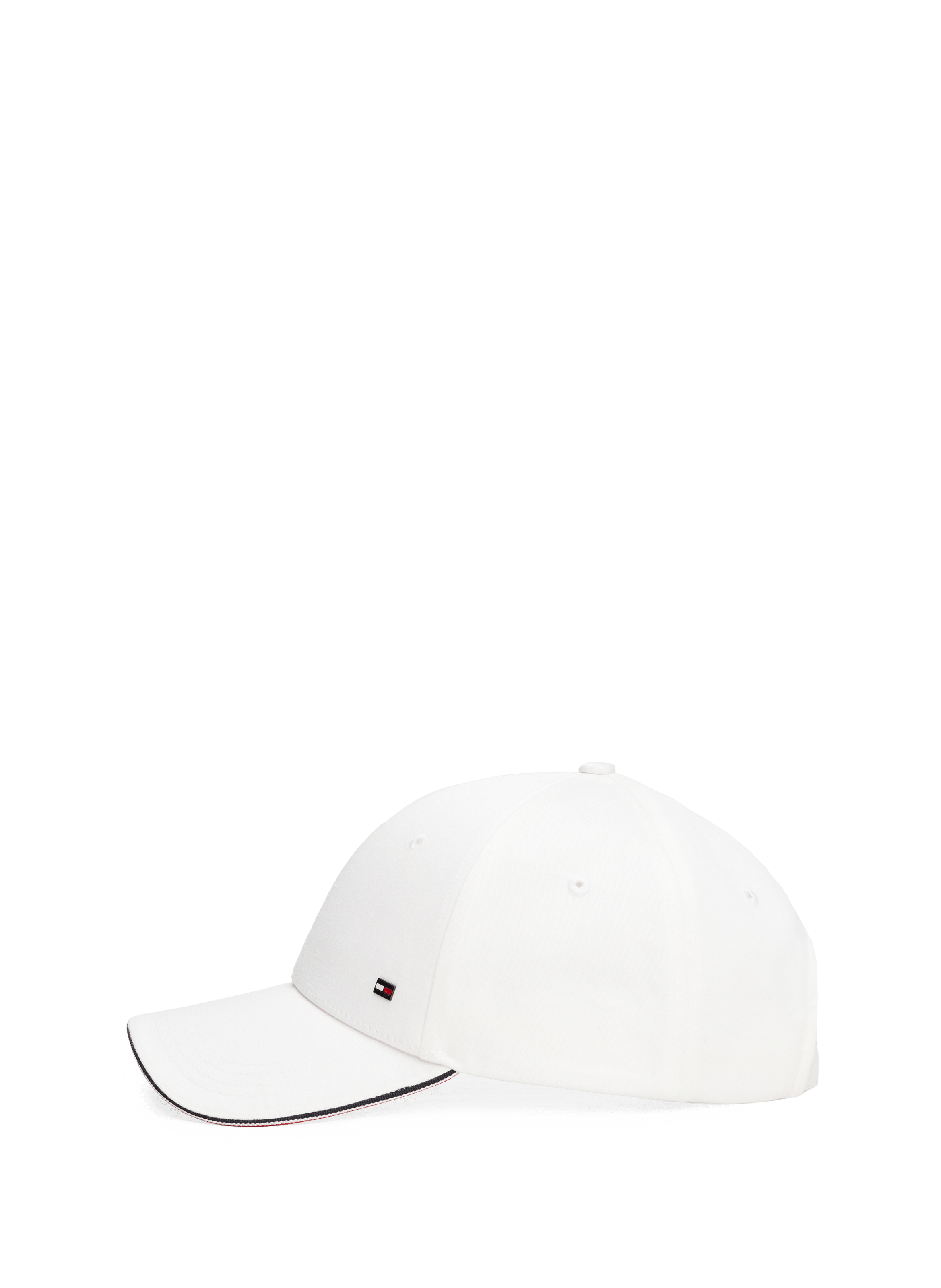 Cotton Logo Baseball Cap TOMMY HILFIGER White