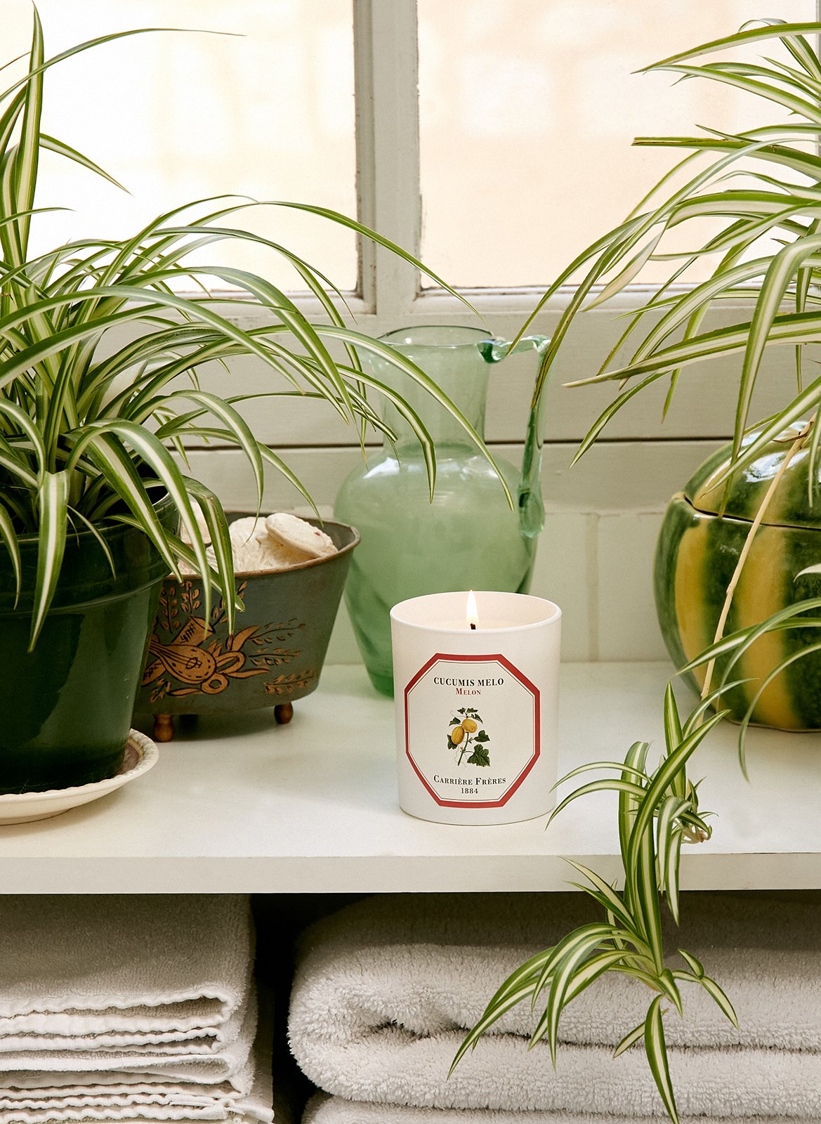 Bougie Parfumée Melon - Cucumis Melo - 185 g CARRIERE FRERES No color