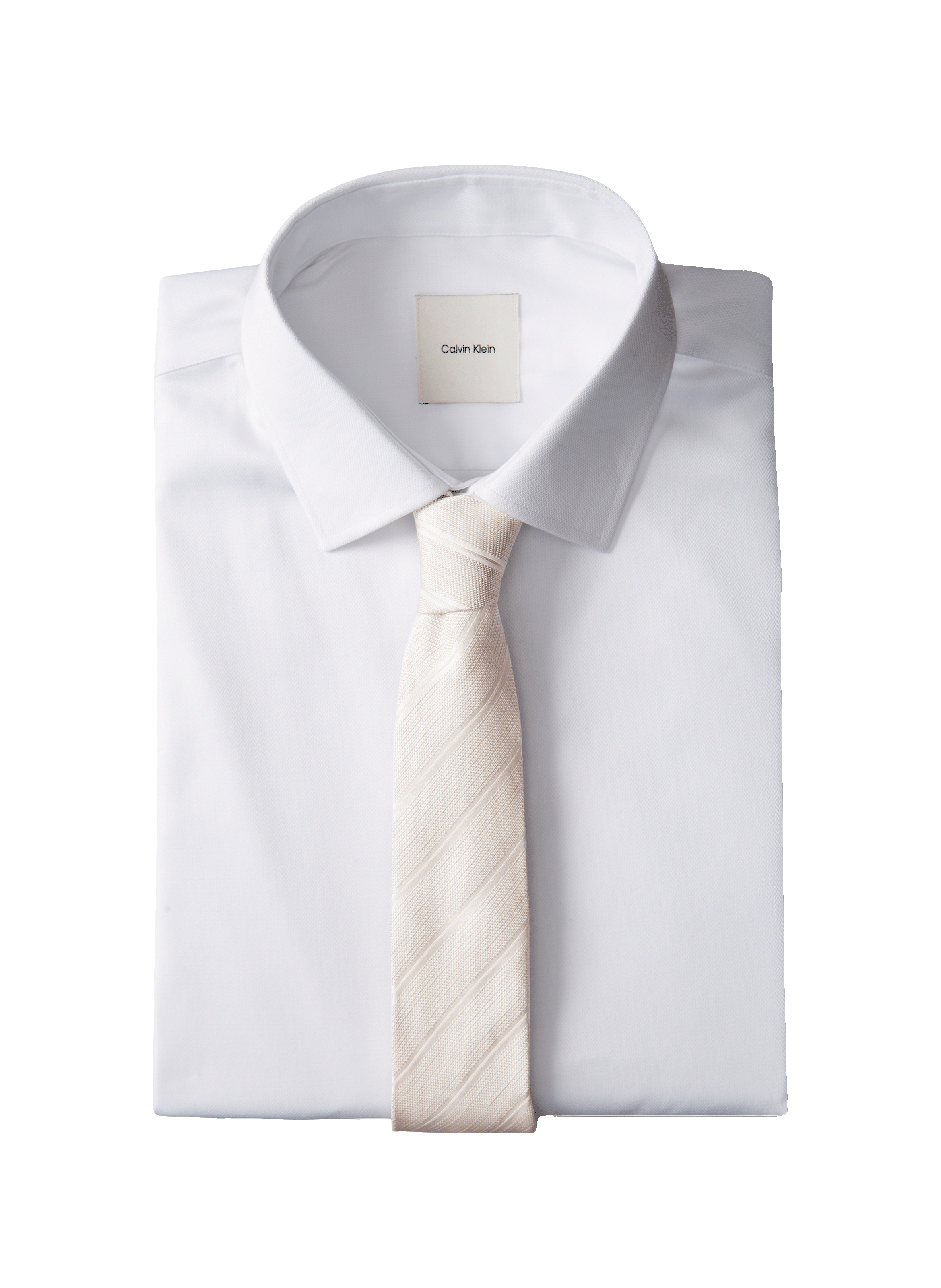 Textured tie CALVIN KLEIN Beige