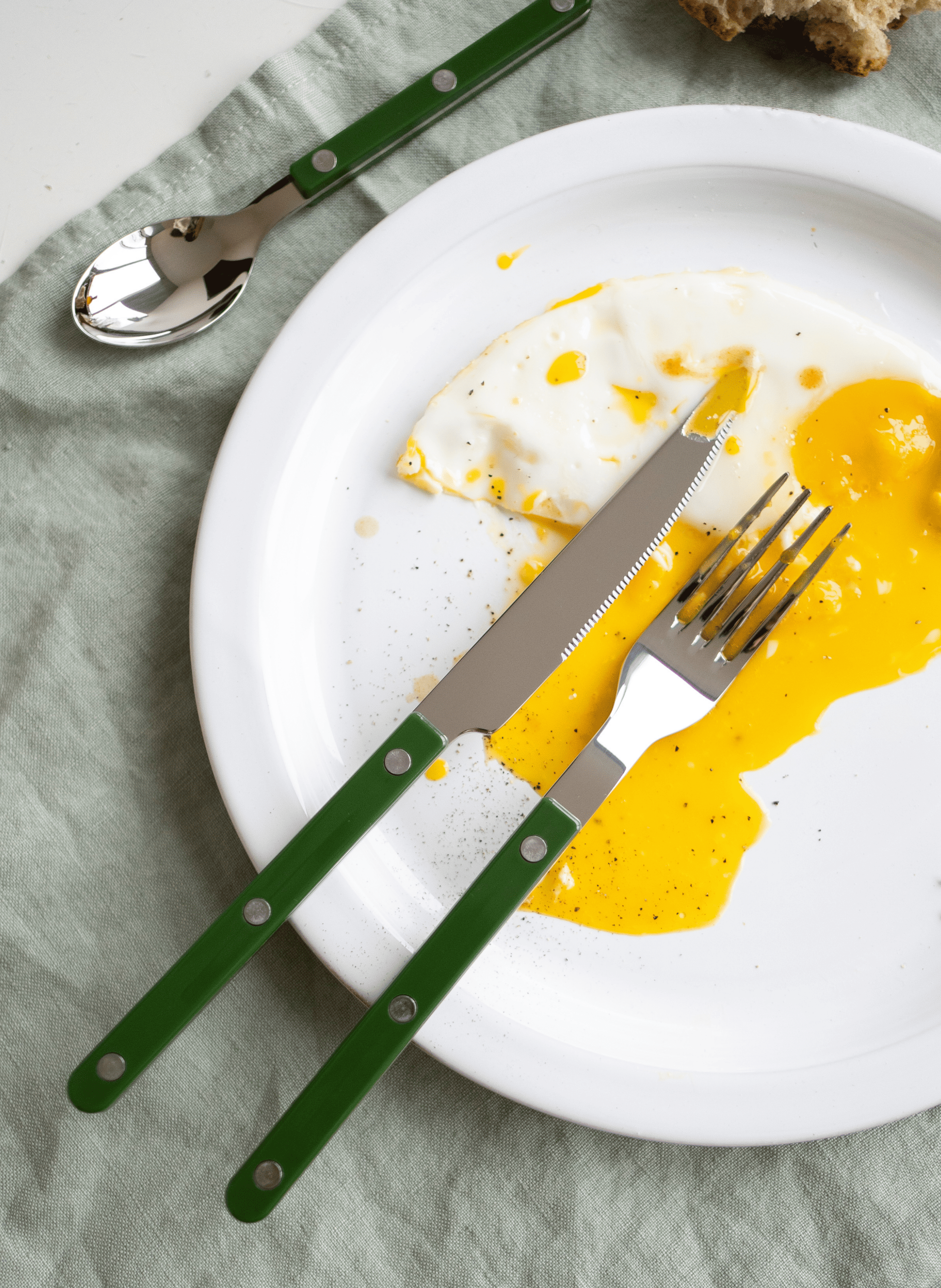 Fourchette de table, bistrot SABRE PARIS Vert