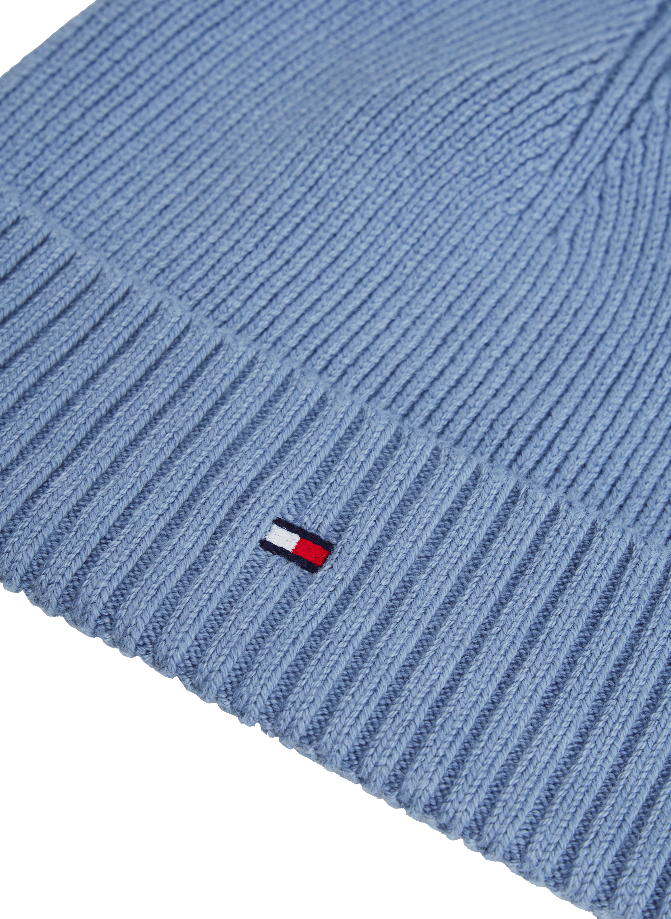 Cotton beanie TOMMY HILFIGER Blue