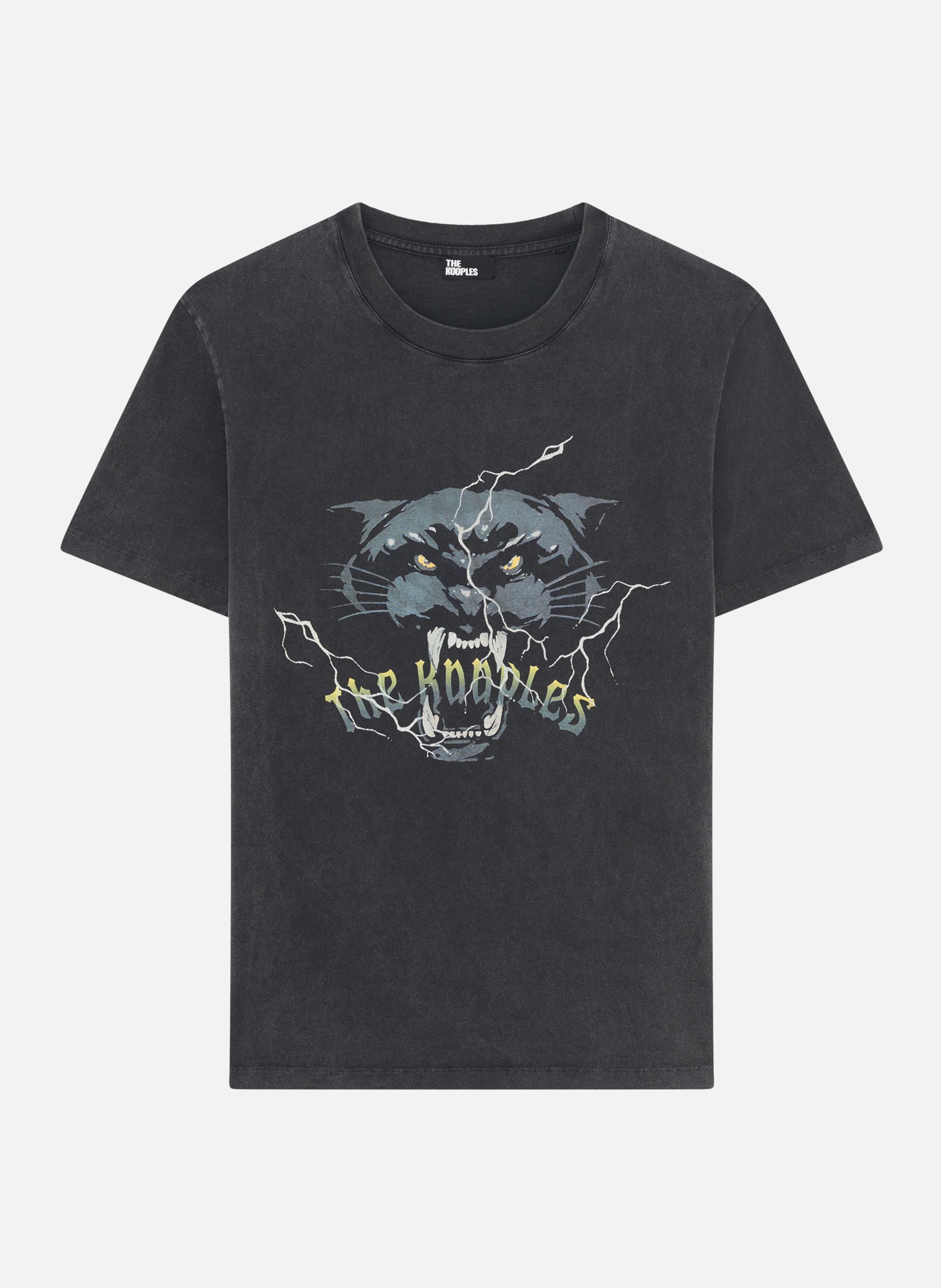 T-shirt avec sérigraphie 'panther head' THE KOOPLES Noir
