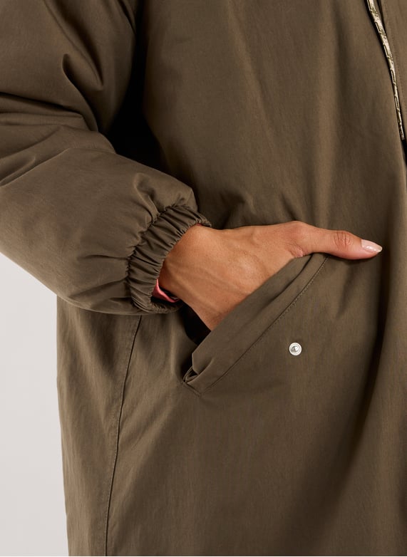 Manteau droit en coton mélangé | Marron by BELLEROSE Manteau droit en coton mélangé Marron