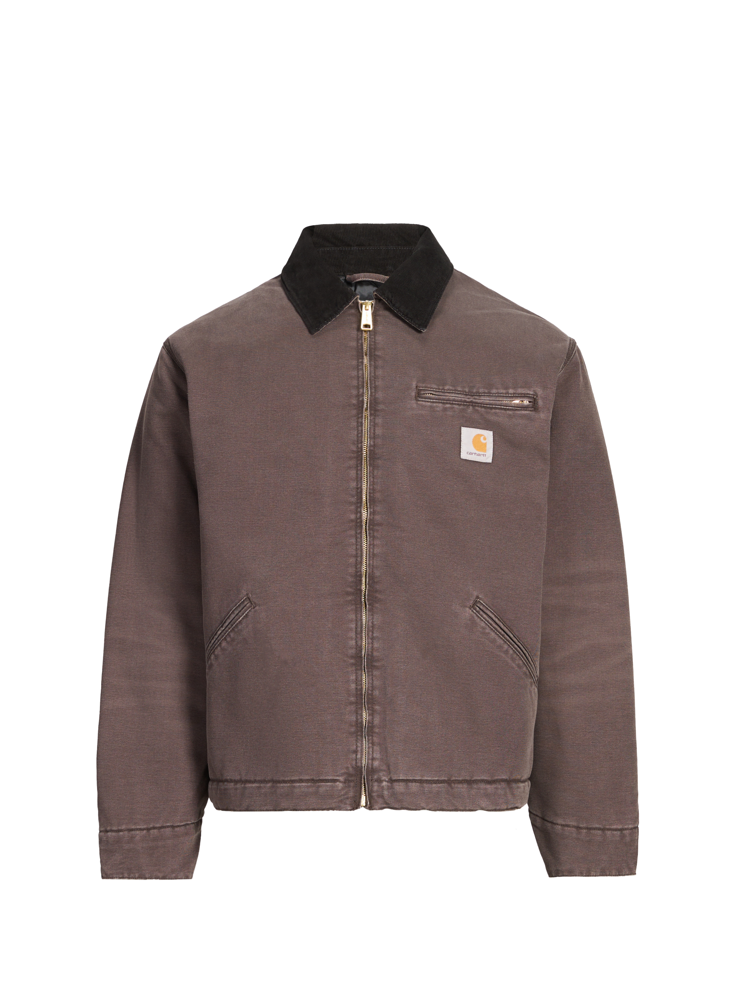 Veste ample à col contrasté en coton CARHARTT WIP Marron