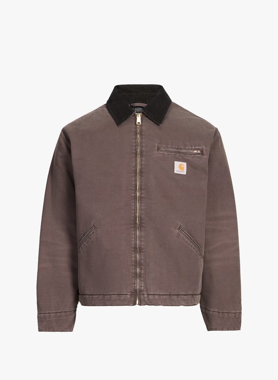Veste ample à col contrasté en coton | Marron by CARHARTT WIP Veste ample à col contrasté en coton Marron