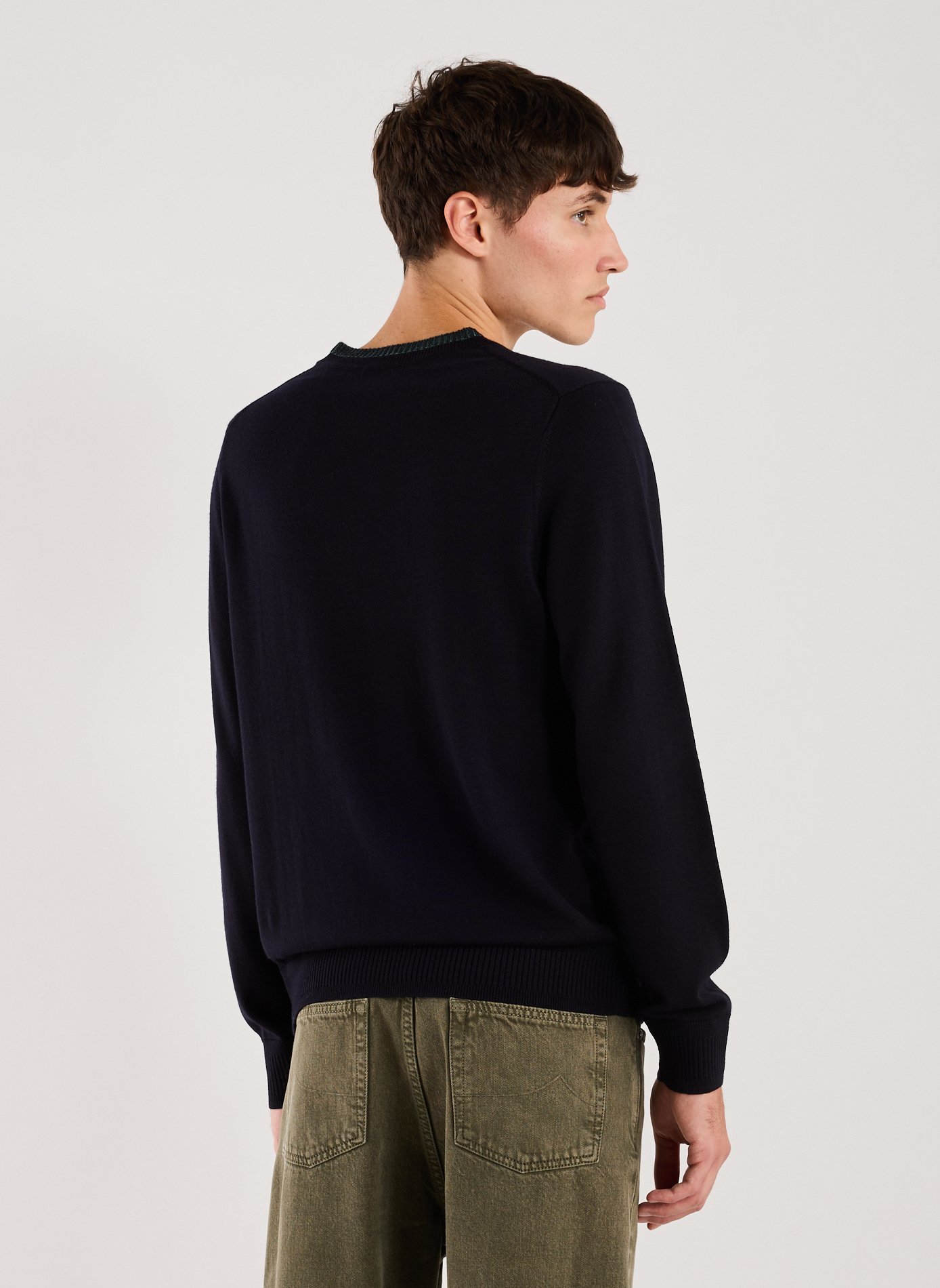  Round-neck wool jumper PAUL SMITH Blue