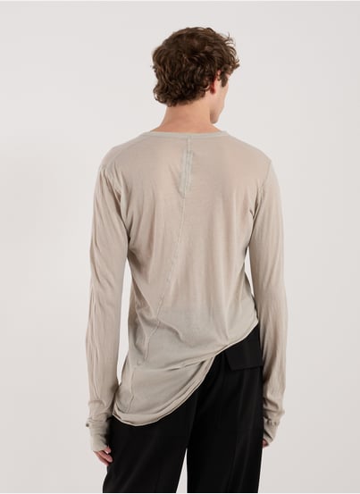 T-shirt manches longues en coton RICK OWENS T-shirt manches longues en coton RICK OWENS