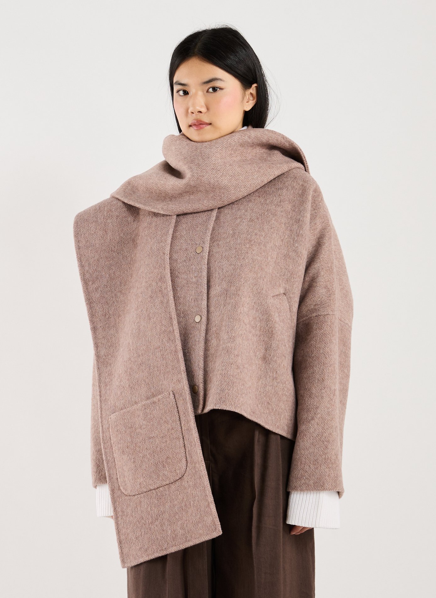 Hands Off umbrella VIKTORIA CHAN Beige