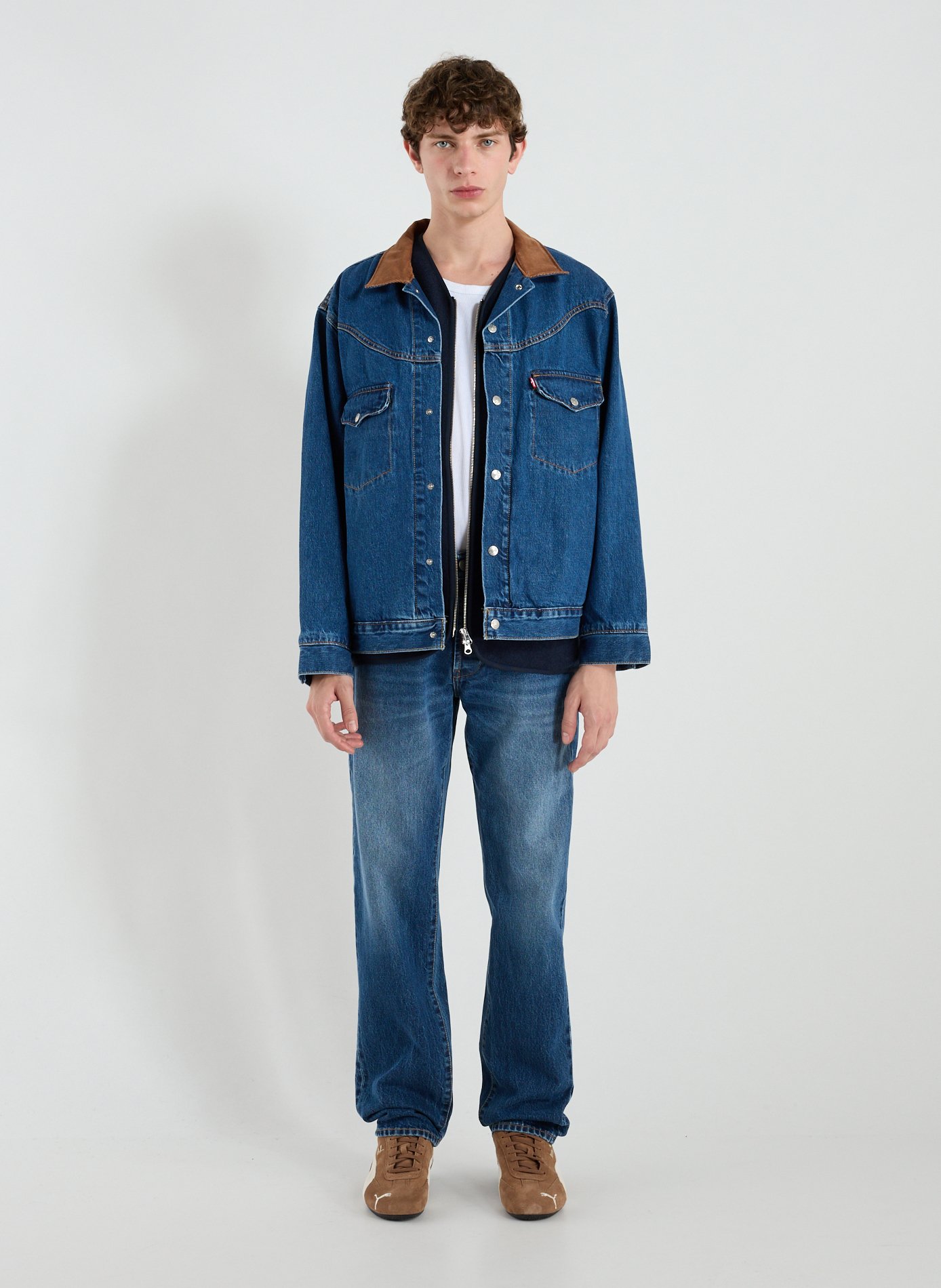 Oversized denim jacket LEVI'S Blue