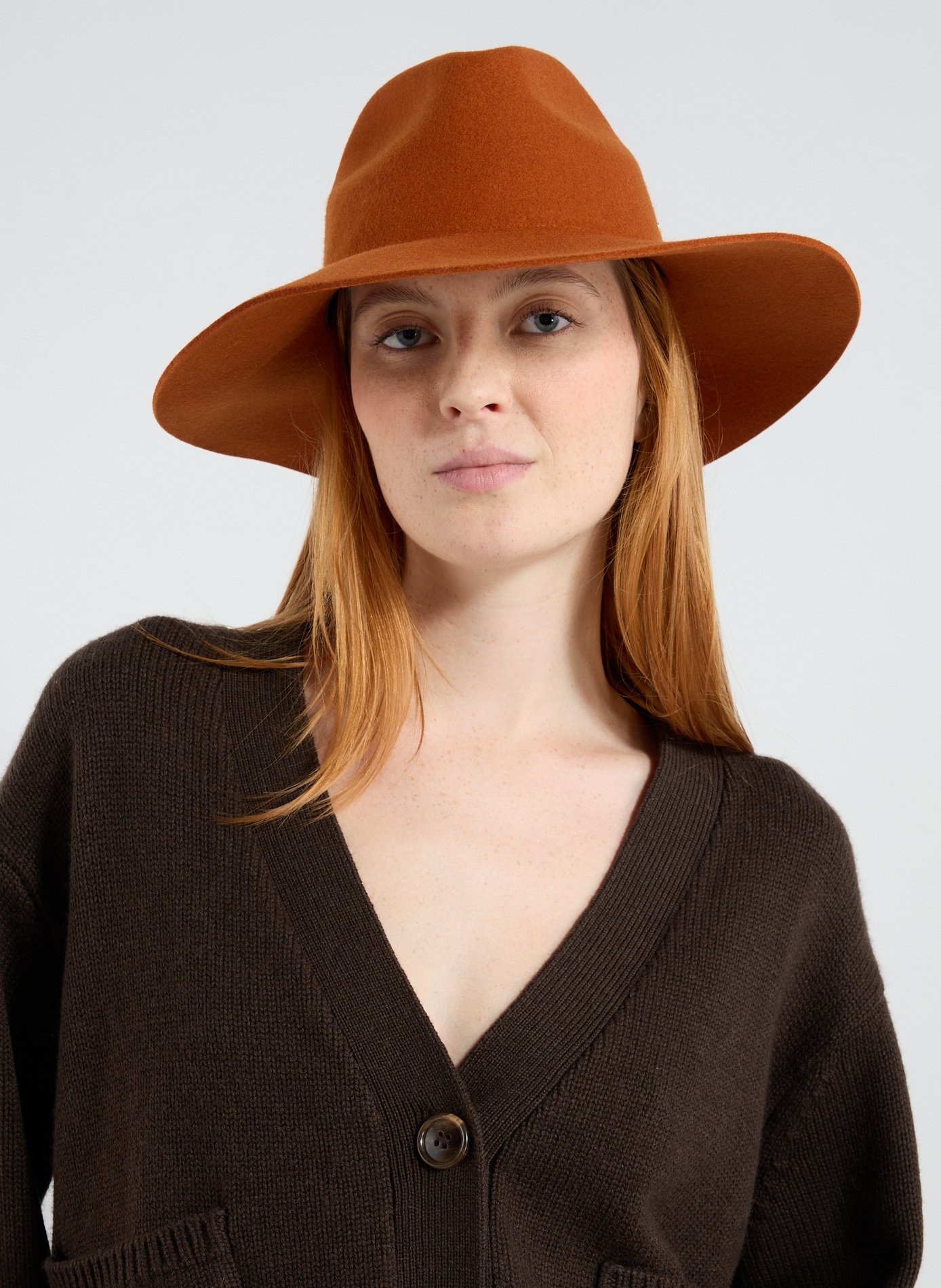 Ernest wool hat DORIA 1905 Brown