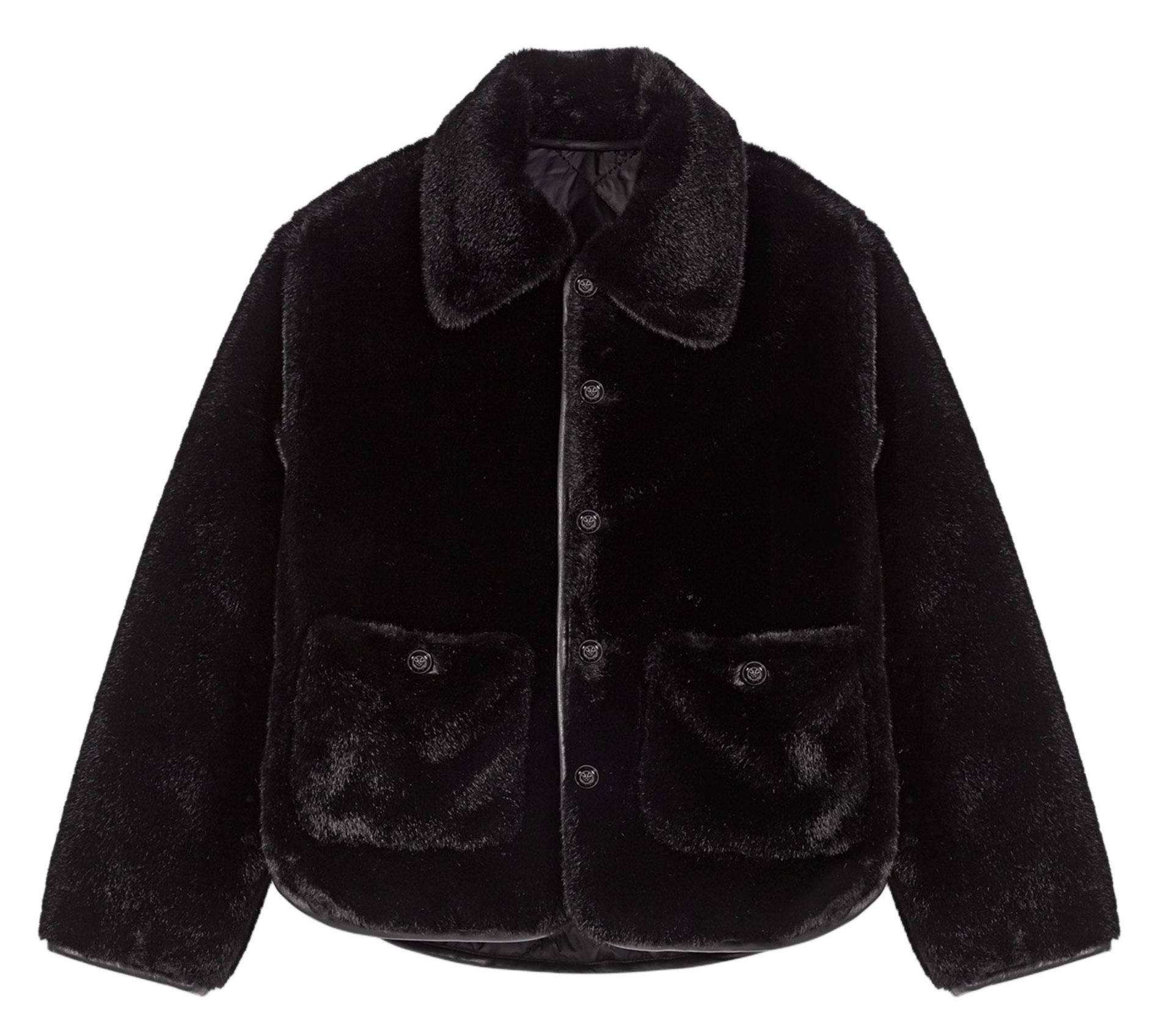 Manteau court réversible MAJE Noir