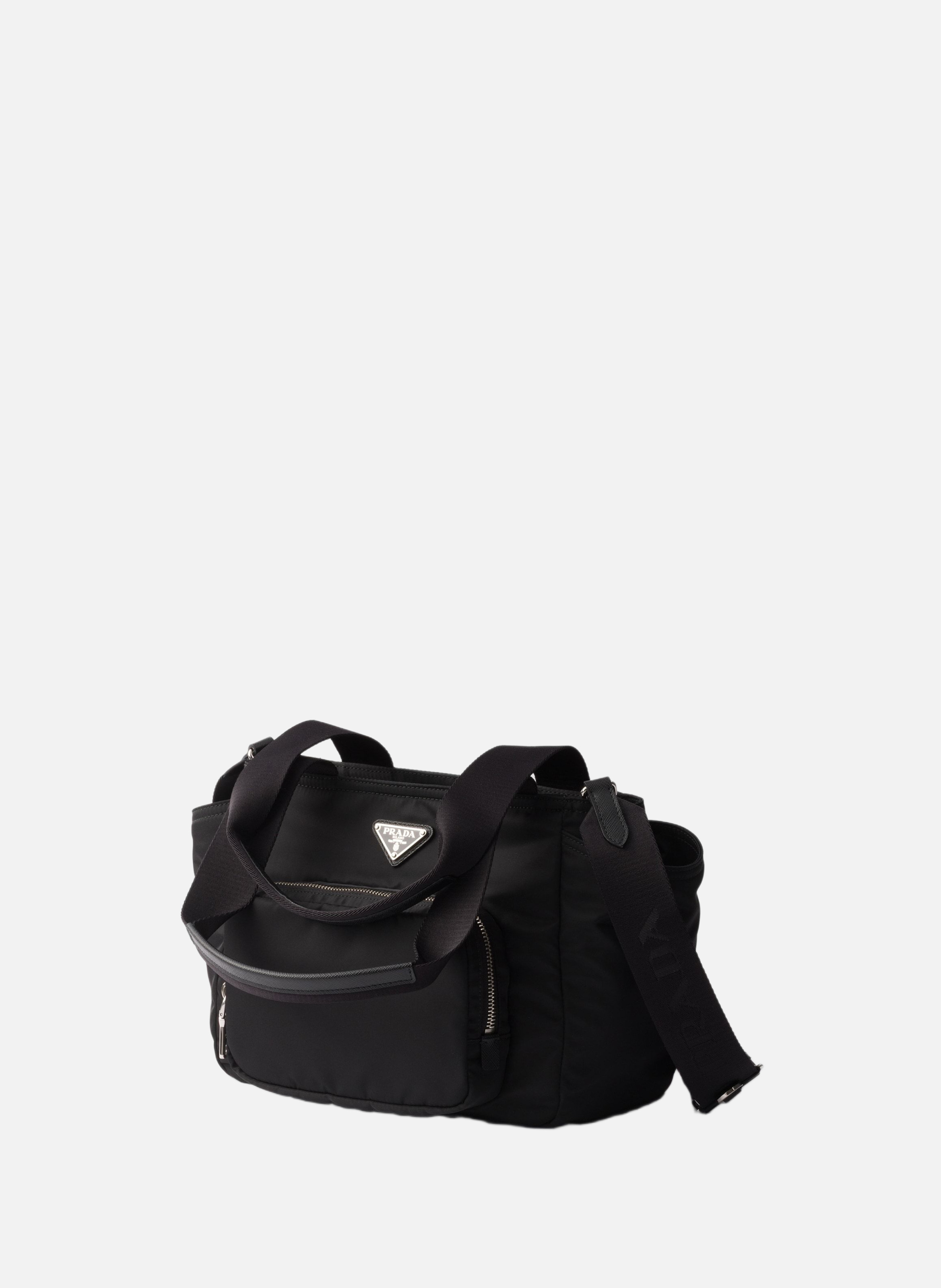 Sac cabas en re-nylon PRADA Noir