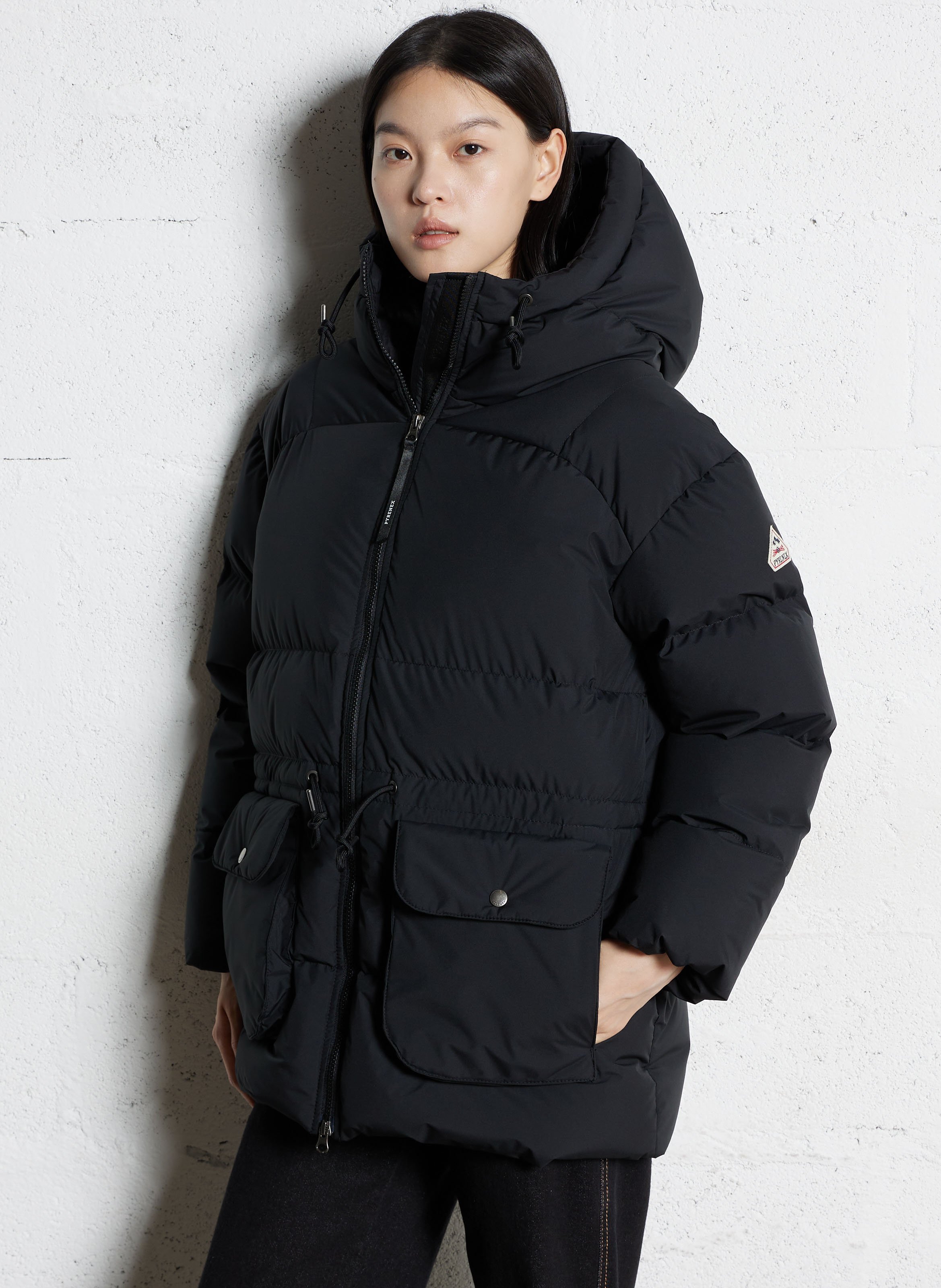 Doudoune à capuche oversize aule PYRENEX Noir