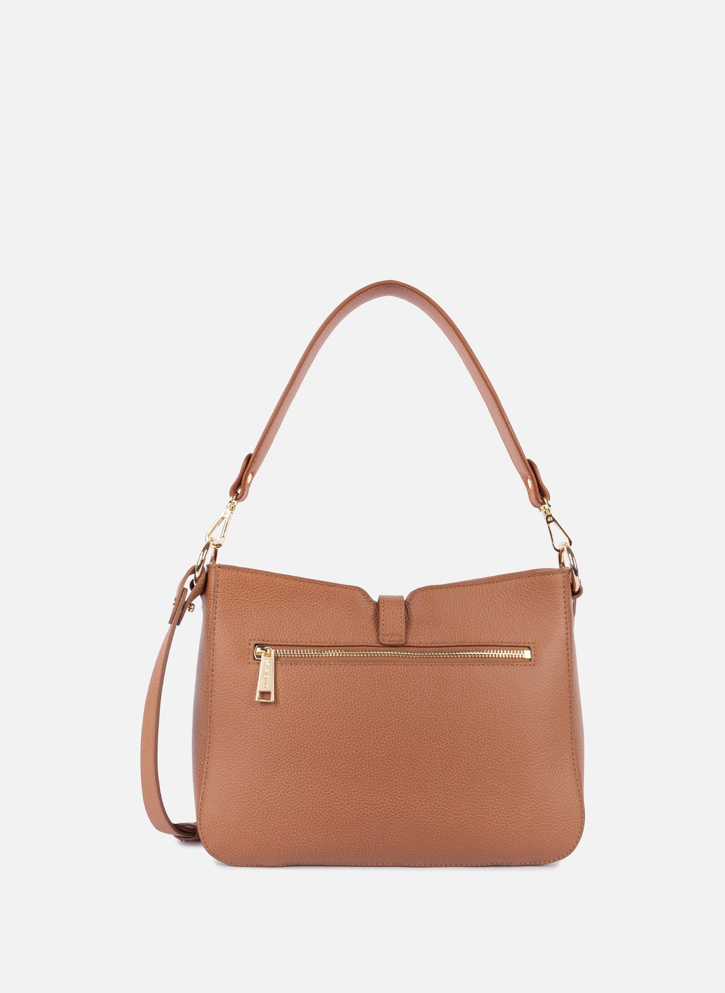 Grand sac besace - milano horizon LANCASTER Doré