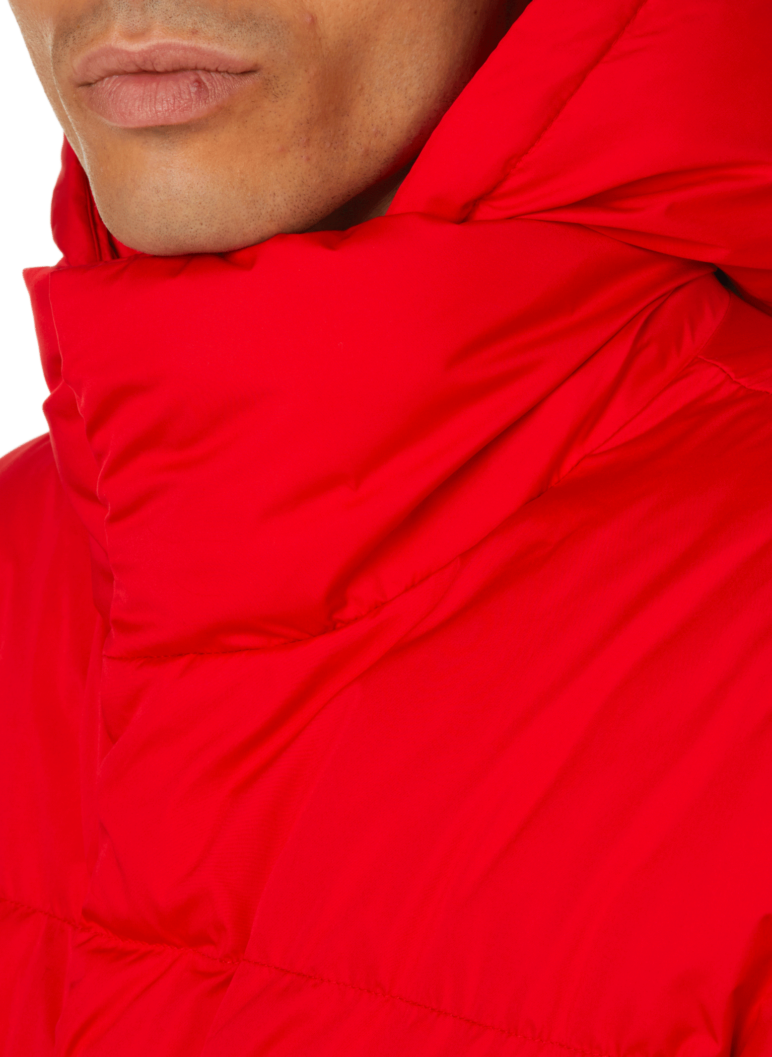 Doudoune avec capuche amovible SAISON 1865 Rouge