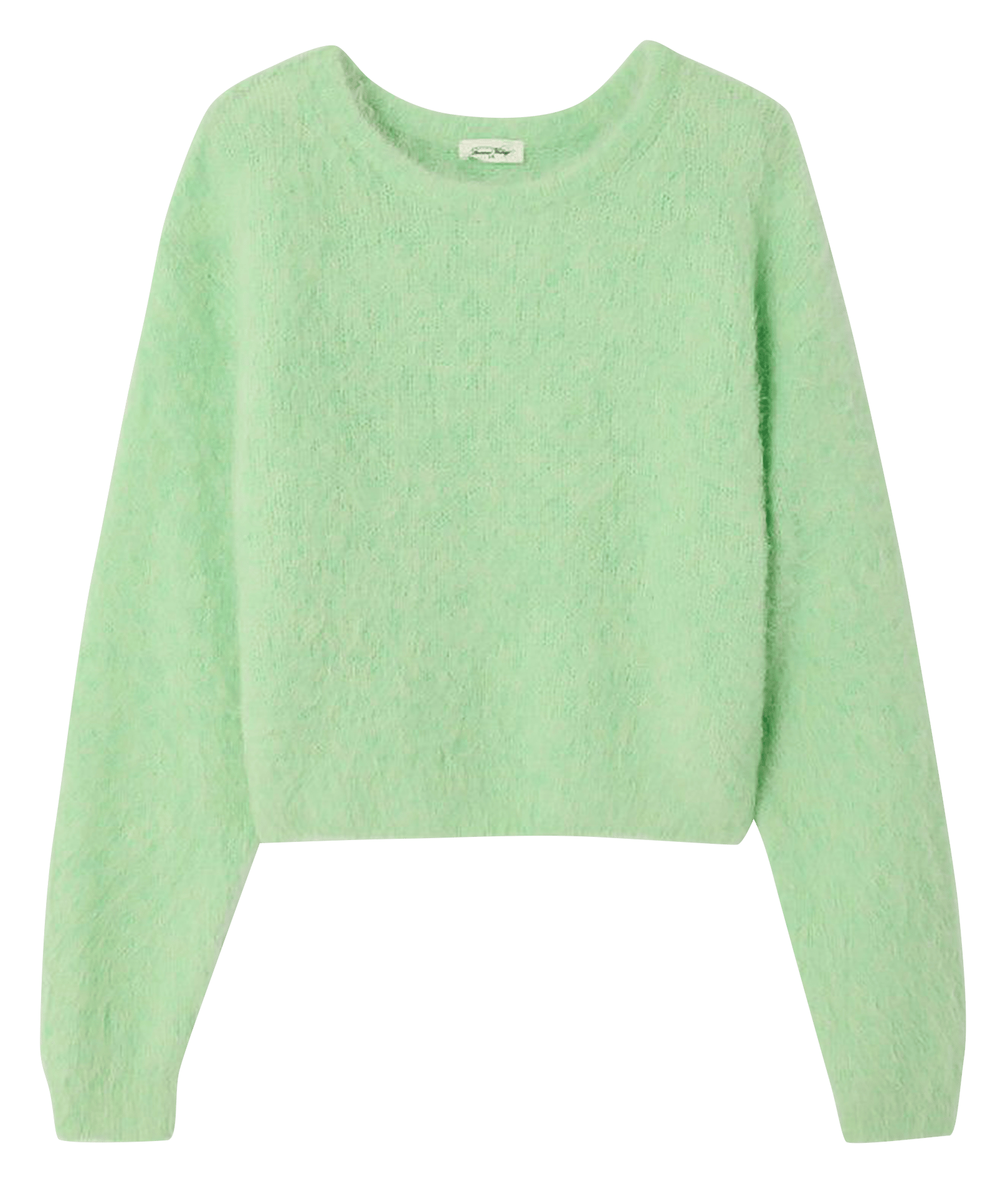 Pull oversize col rond en laine mélangée niby AMERICAN VINTAGE Vert