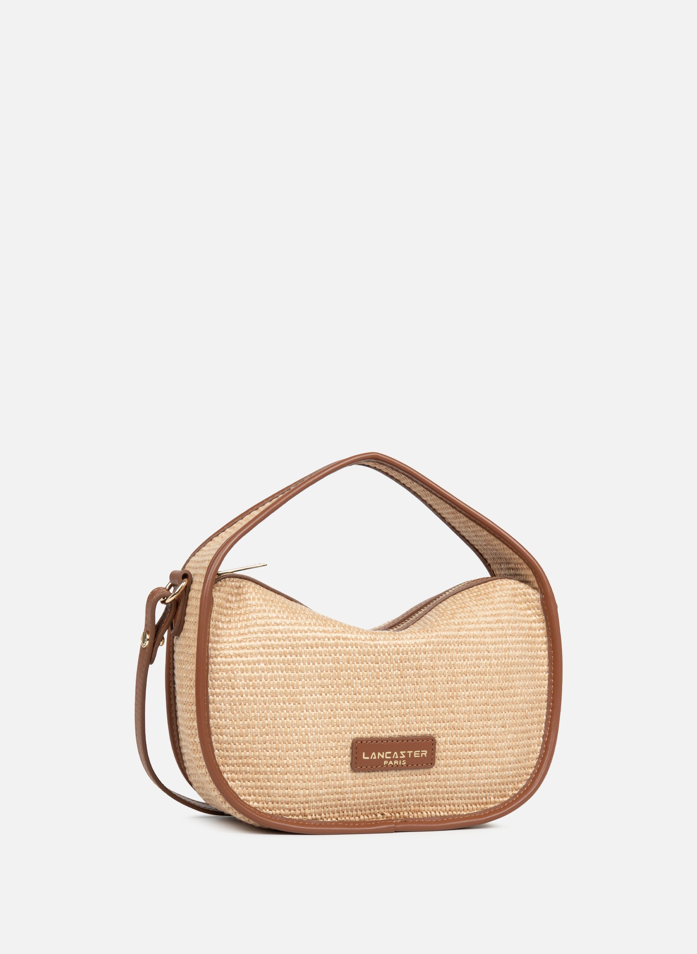 Small shoulder bag - mini osier LANCASTER Brown