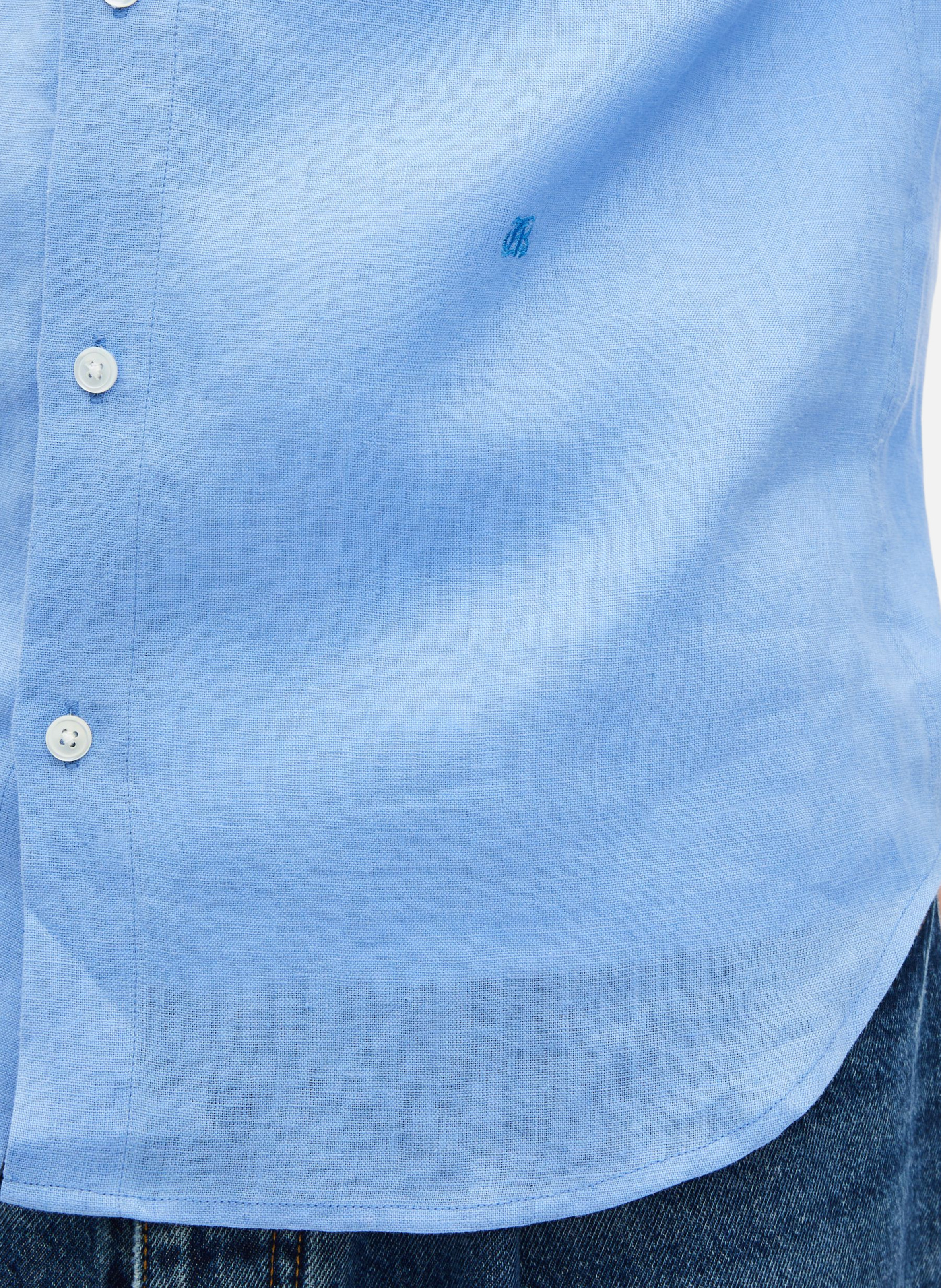 Chemise en lin THE KOOPLES Bleu