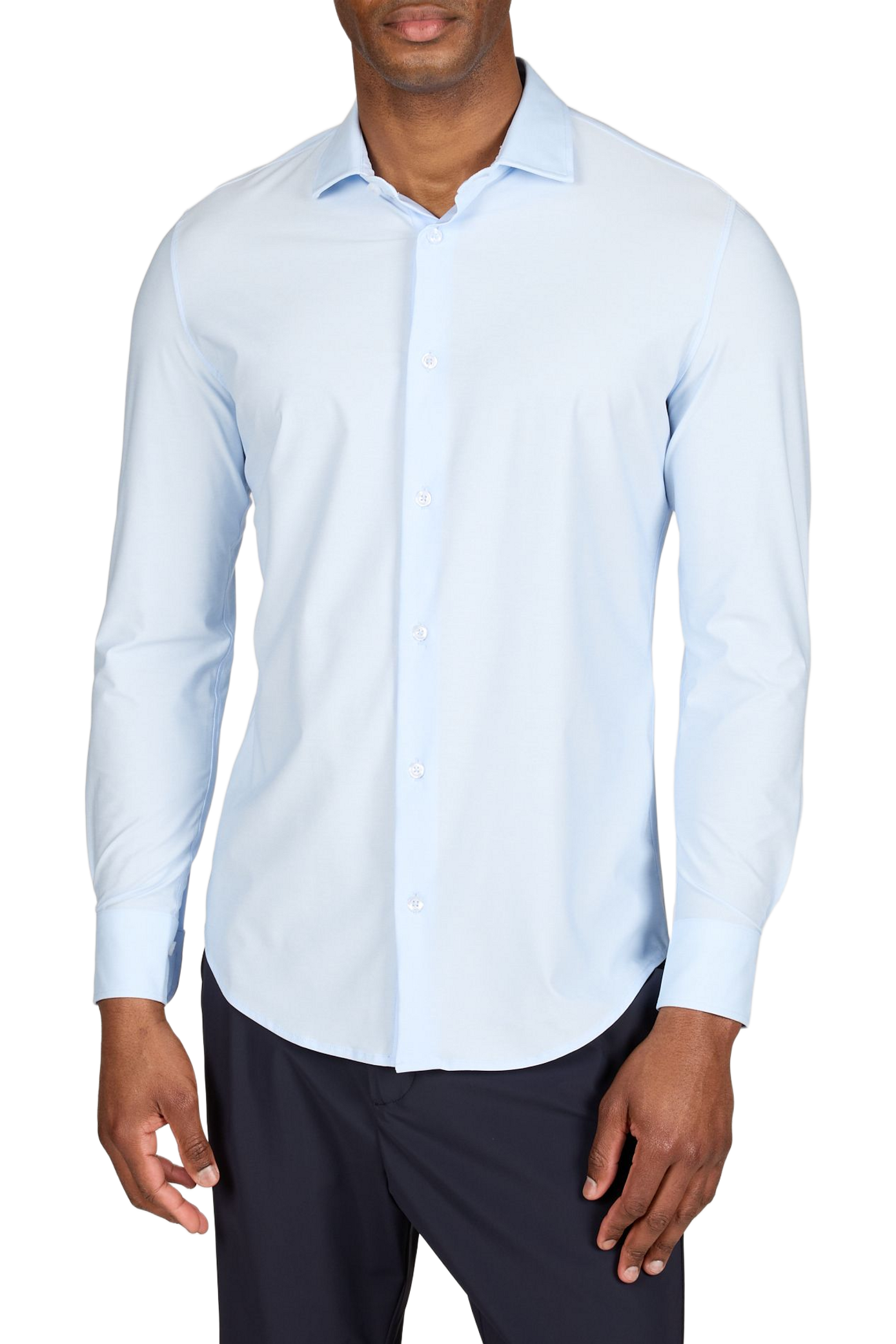 Chemise droite col classique CRUNA Bleu