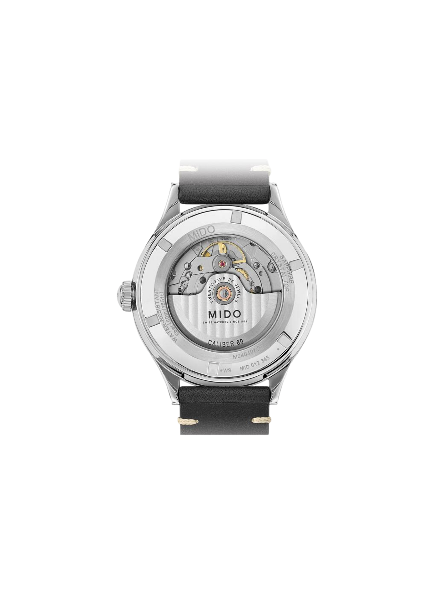 Montre Multifort Patrimony en acier inoxydable MIDO Gris