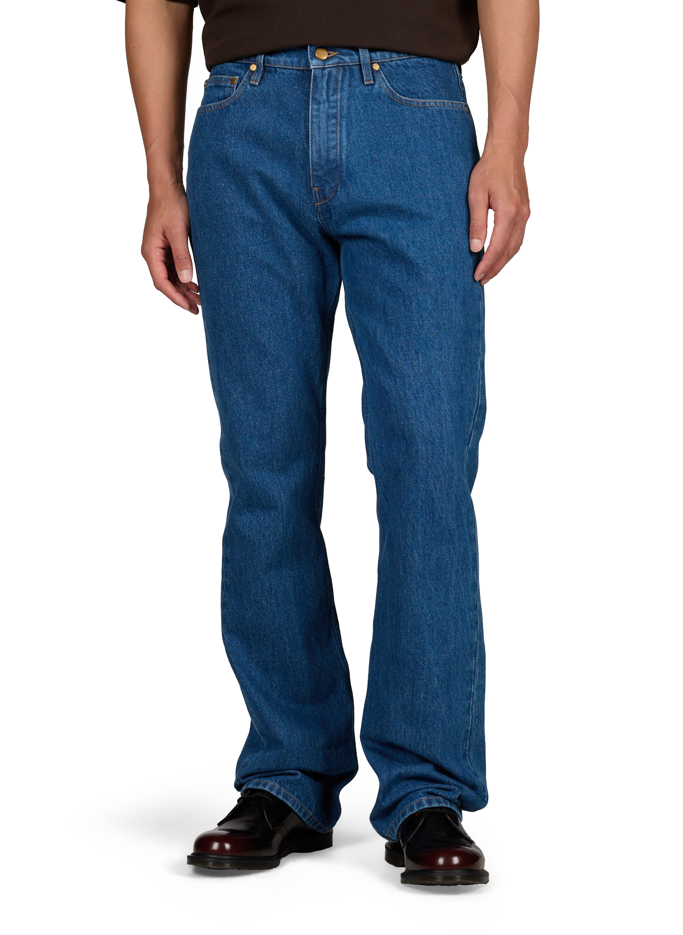 Straight cotton jeans JIL SANDER Blue