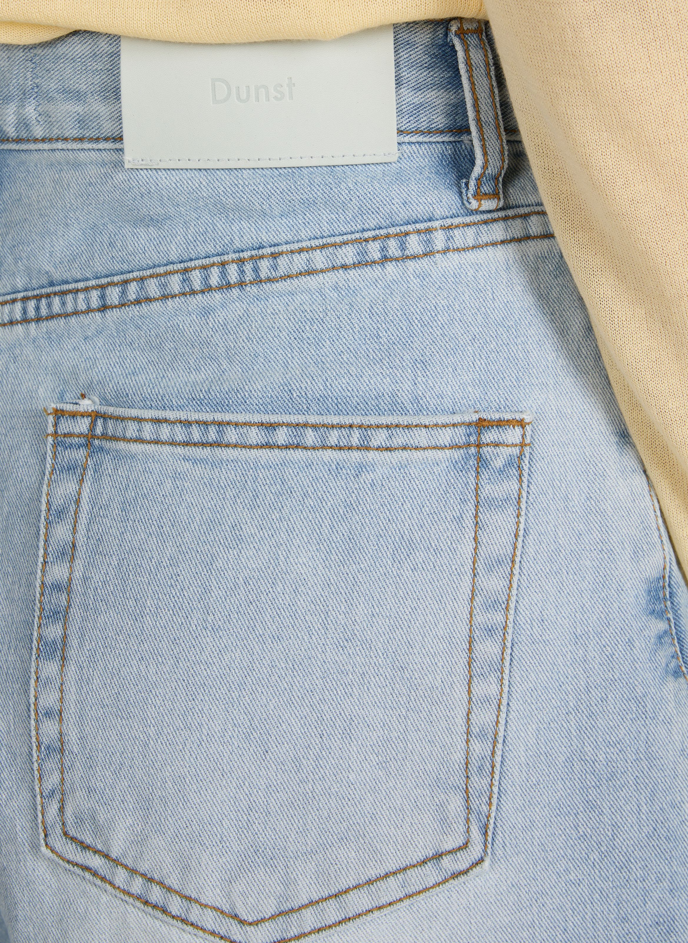 Dyed cotton shorts DUNST Blue