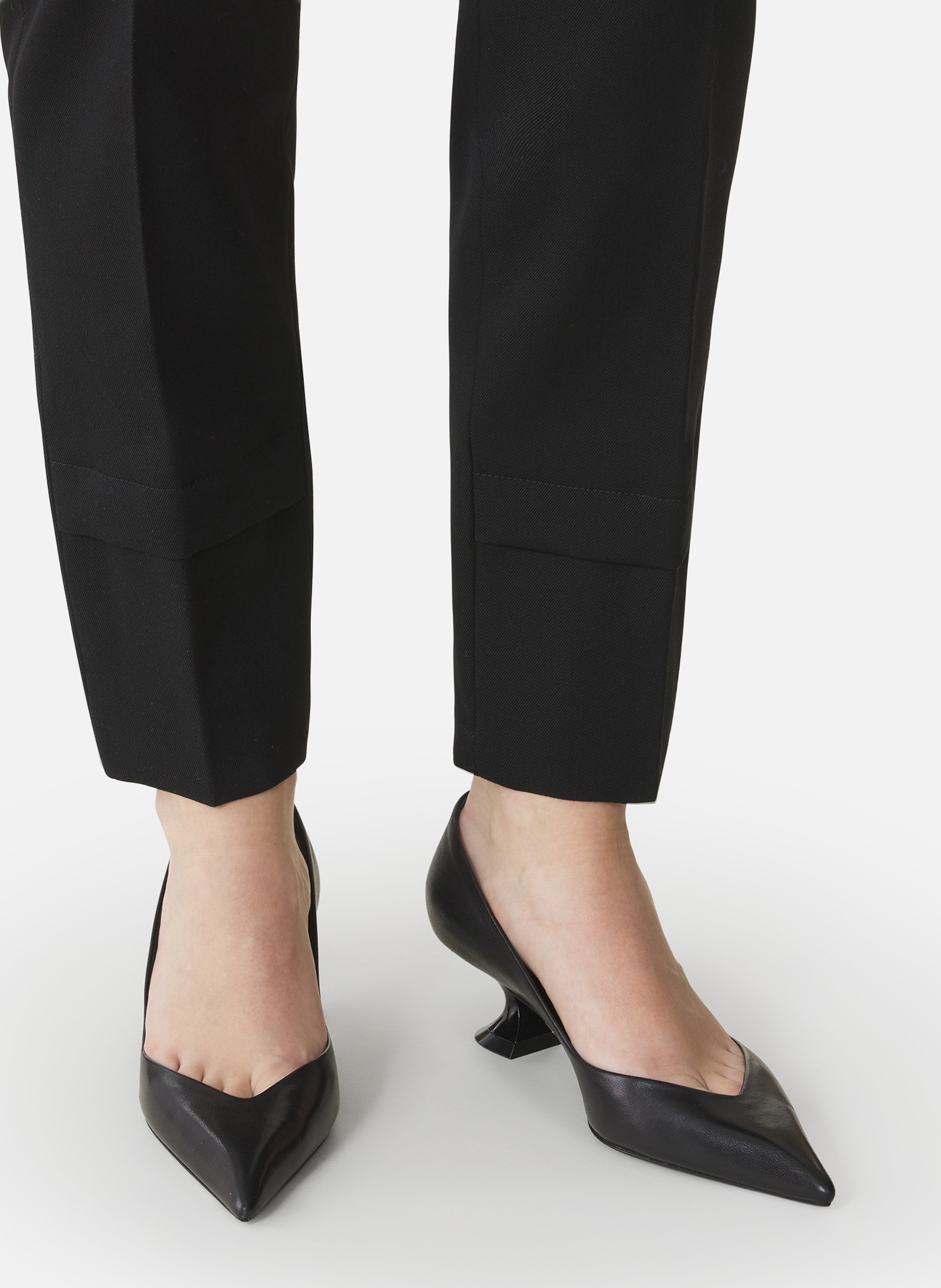 Escarpin midnight step en cuir LANVIN Noir