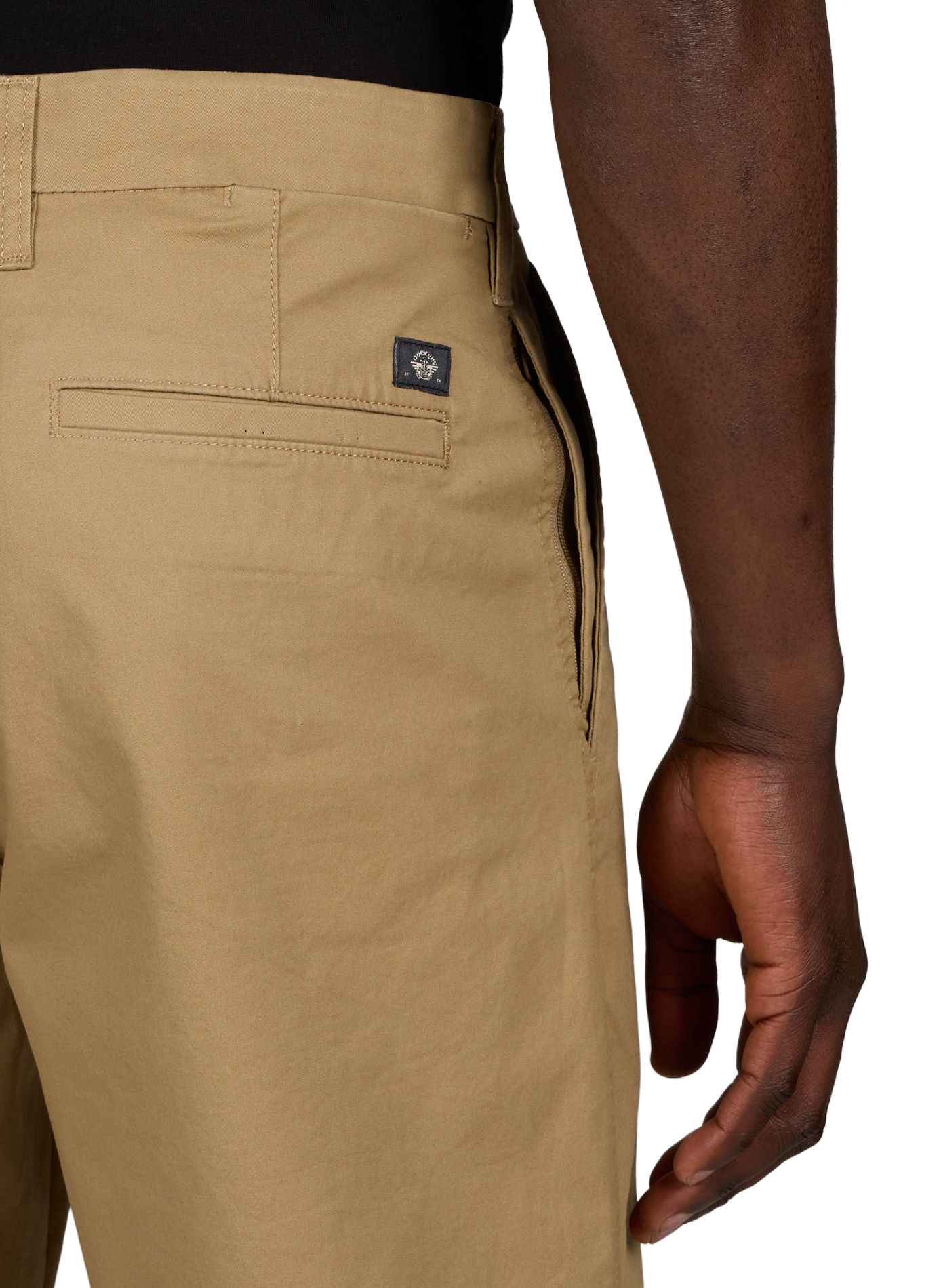 Ultimate straight cotton blend shorts DOCKERS Beige