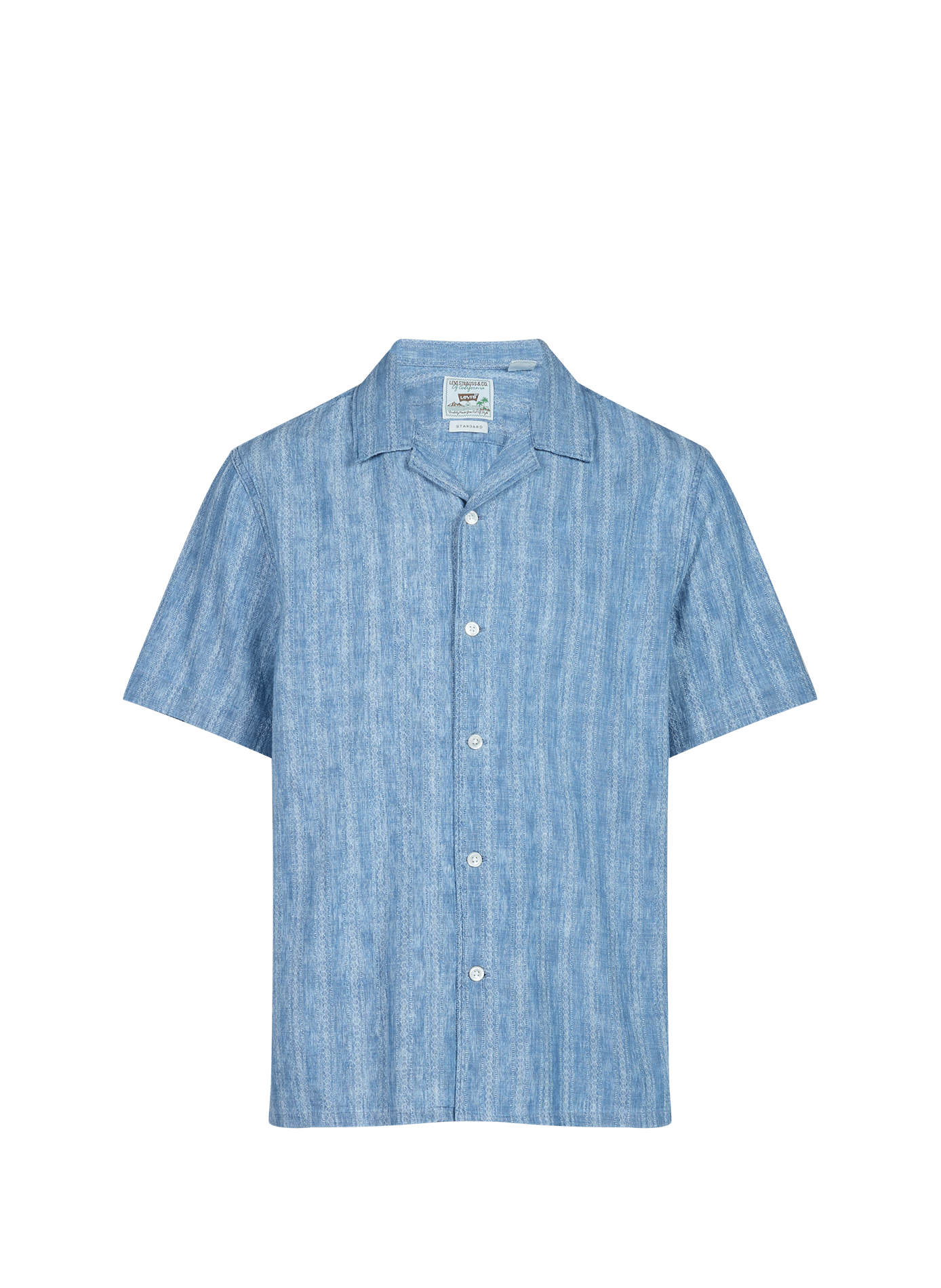 Chemise à motif texturé en coton LEVI'S Bleu