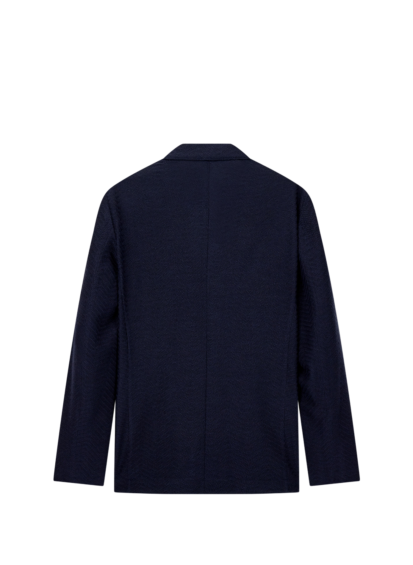 Straight wool virgin wool blazer EMPORIO ARMANI Blue