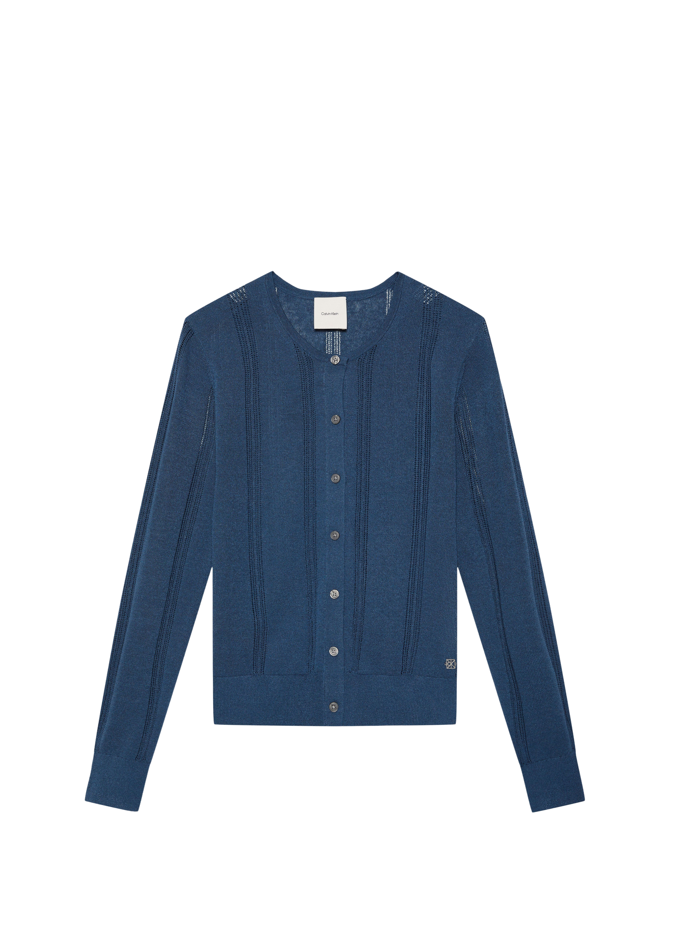 Ribbed Buttoned Vest CALVIN KLEIN Blue