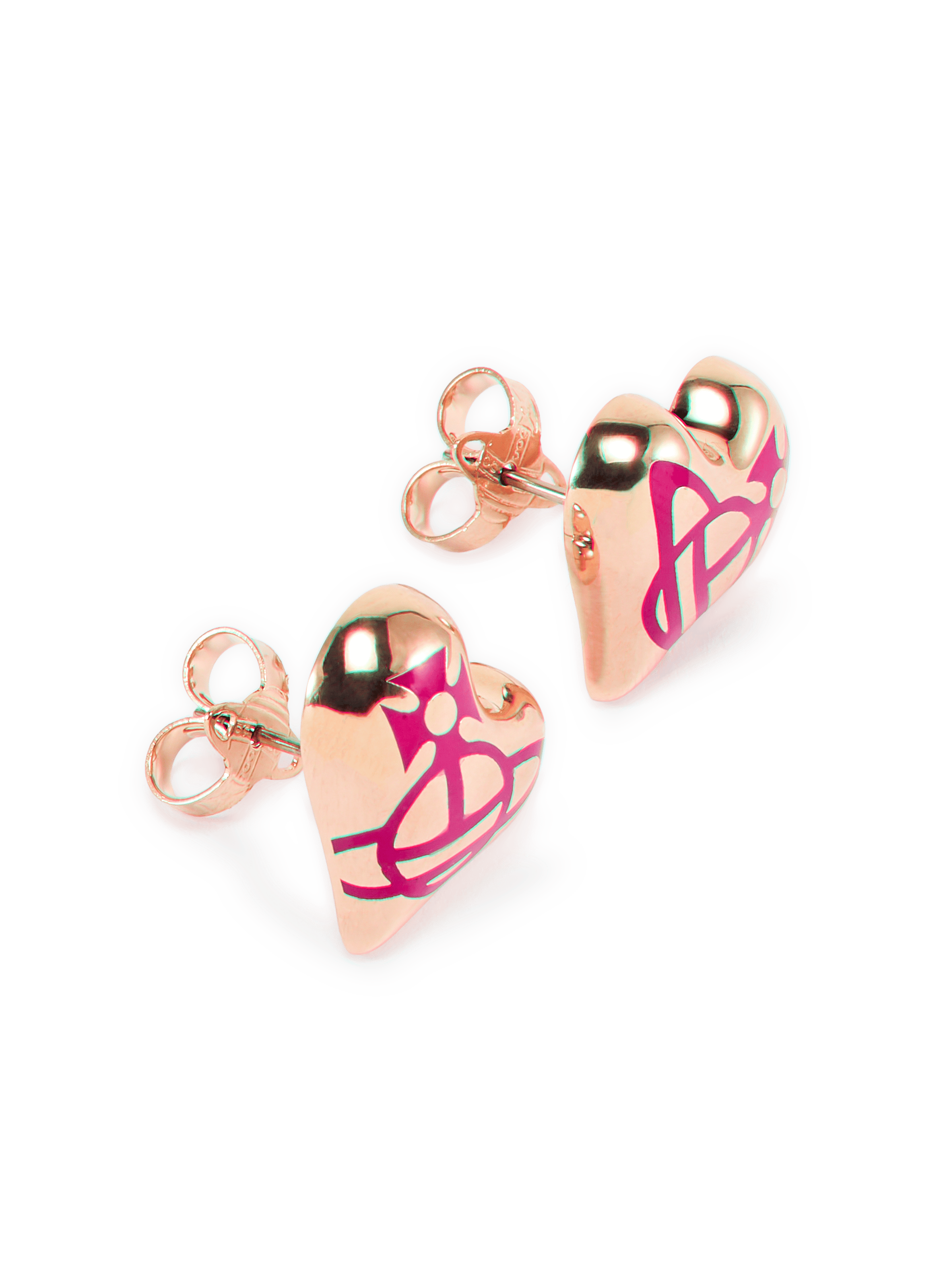 Boucles d'oreilles Larissa en laiton VIVIENNE WESTWOOD Silver