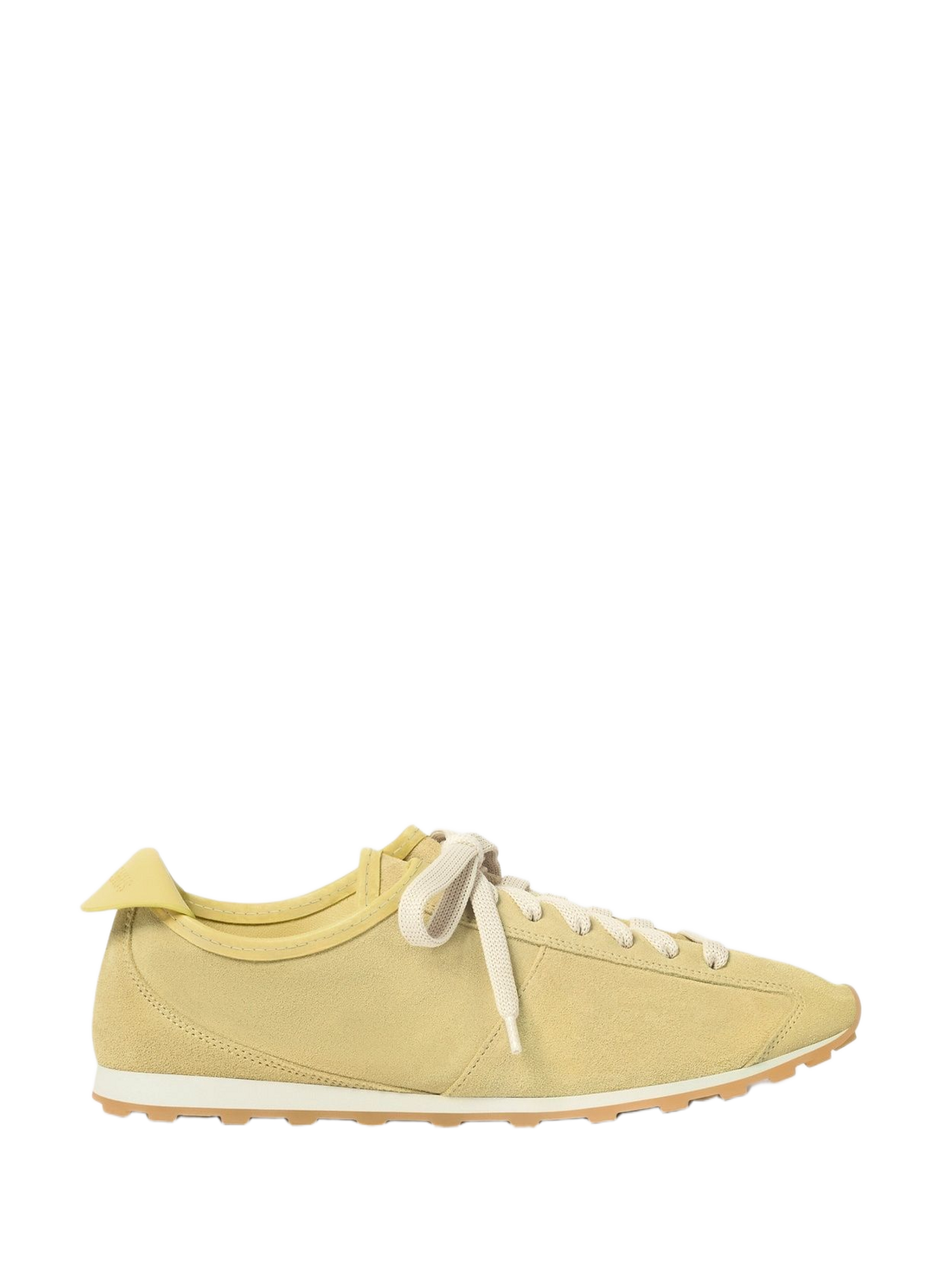 Les baskets Tennis en cuir d'aneau JACQUEMUS Yellow