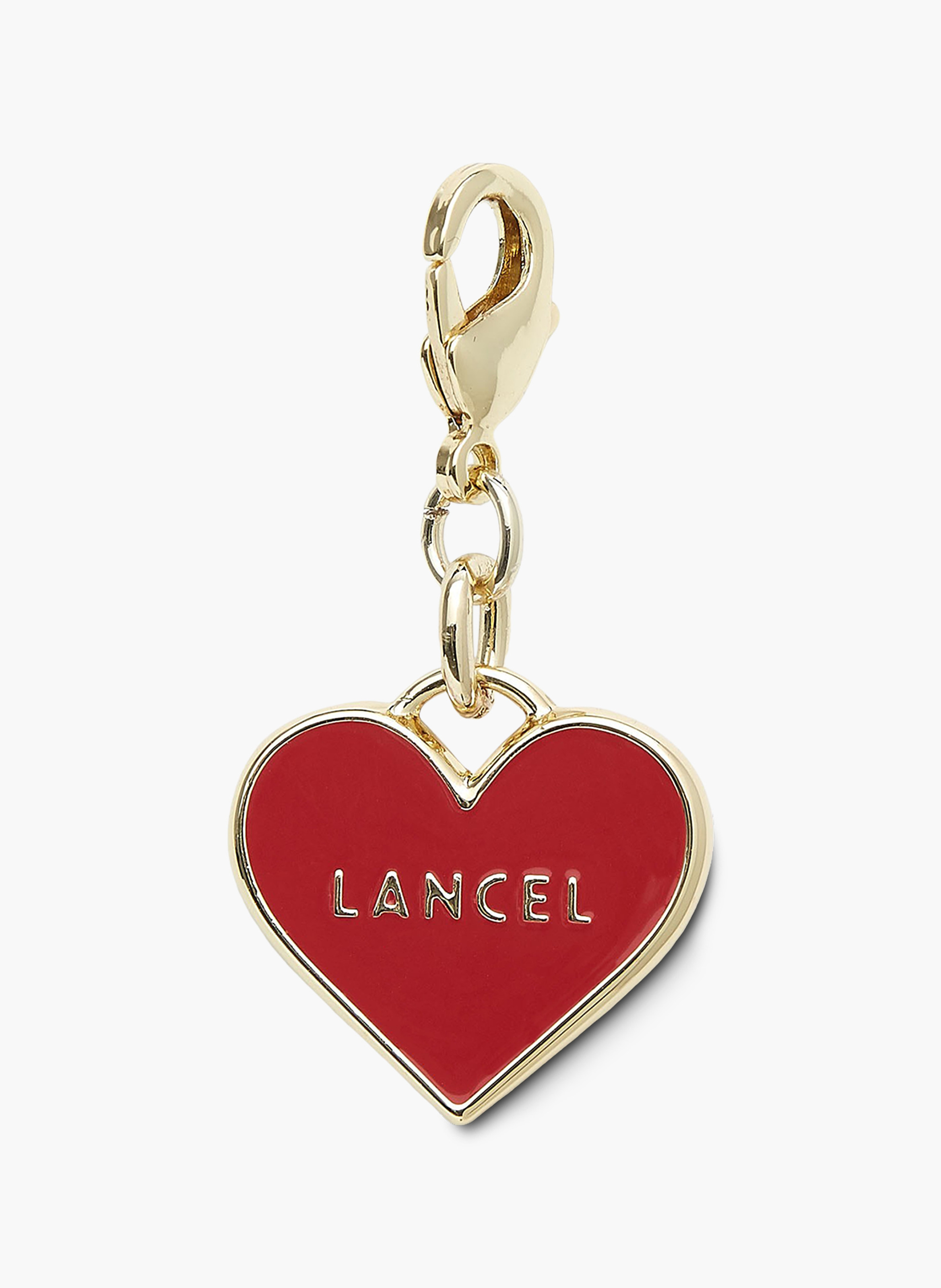 Hanger hart email en metaal van Lancel. LANCEL Rood