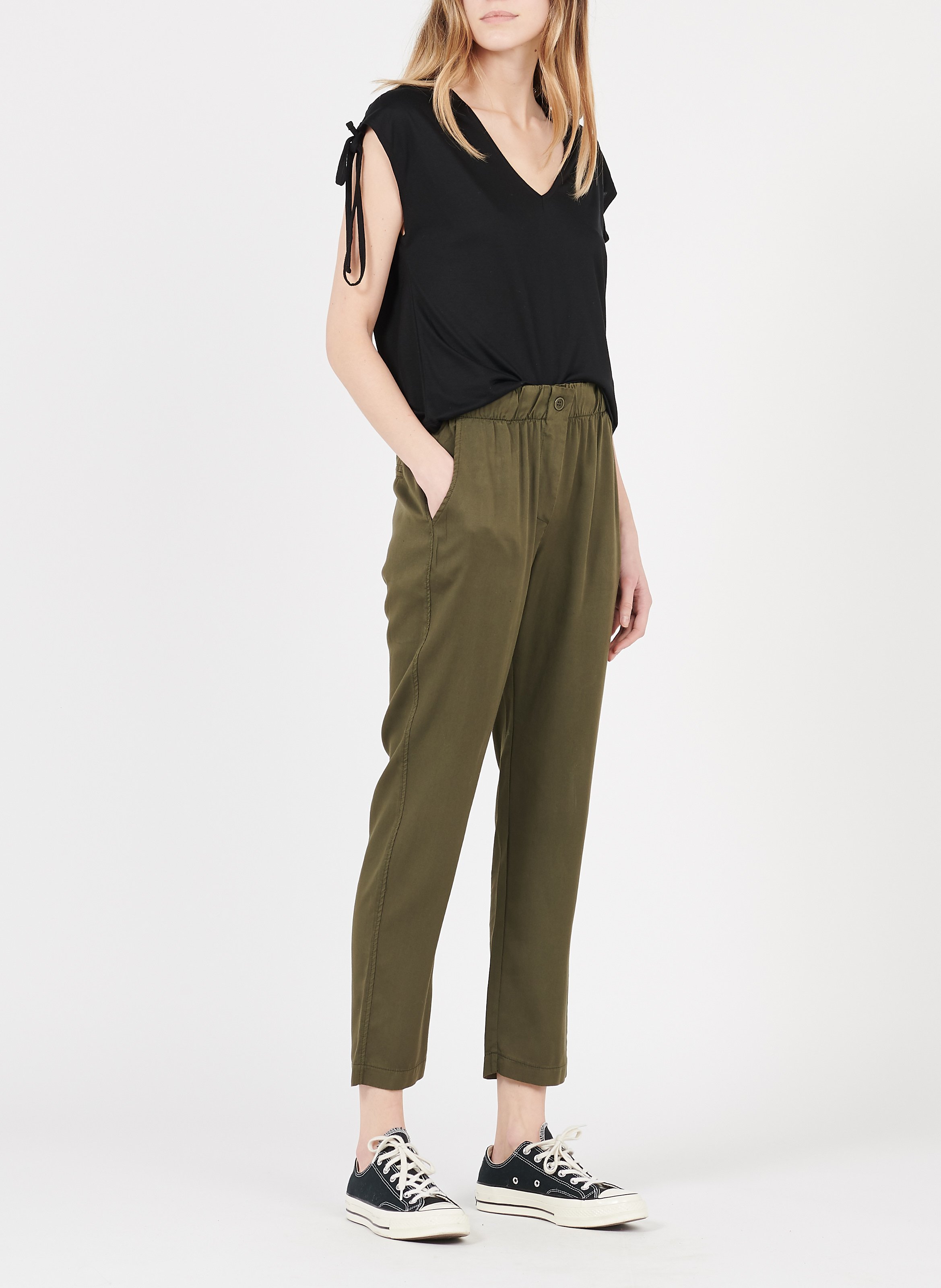Rechte 7/8-broek LA FEE MARABOUTEE Groen