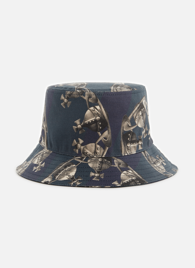 قبعة دلو من القطن بطبعات VIVIENNE WESTWOOD