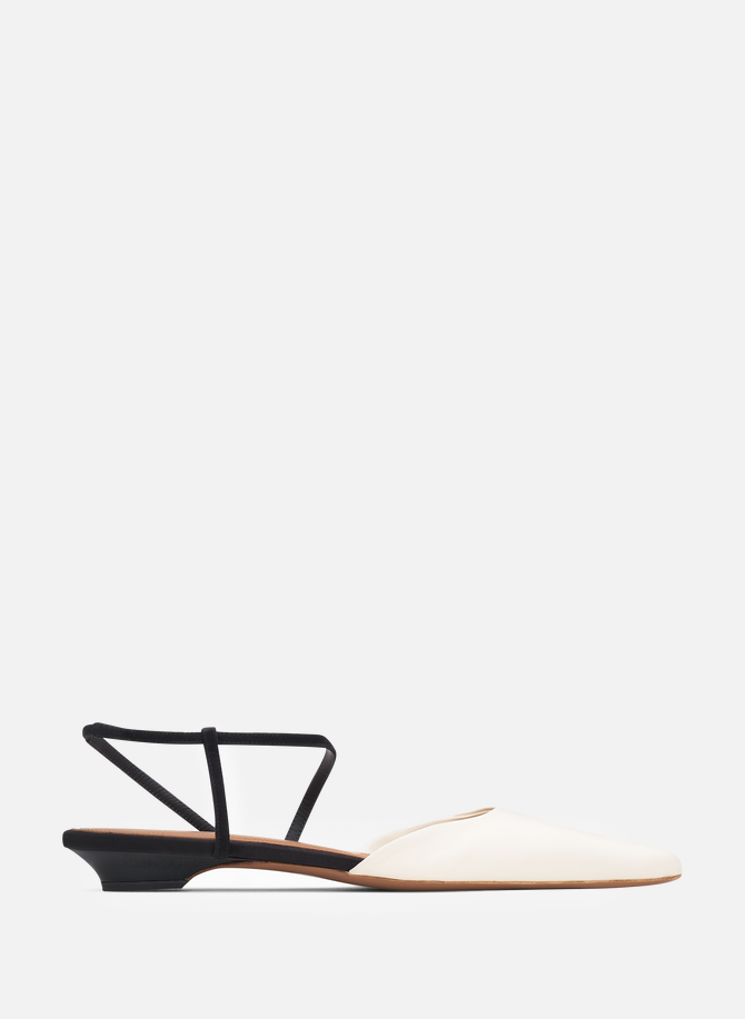Two-tone leather slingback  NEOUS