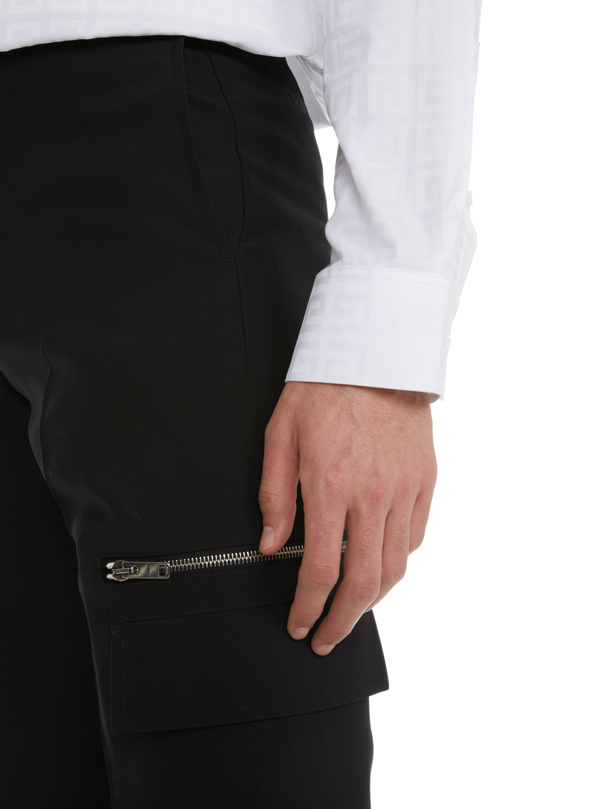 Pantalon en laine GIVENCHY Noir