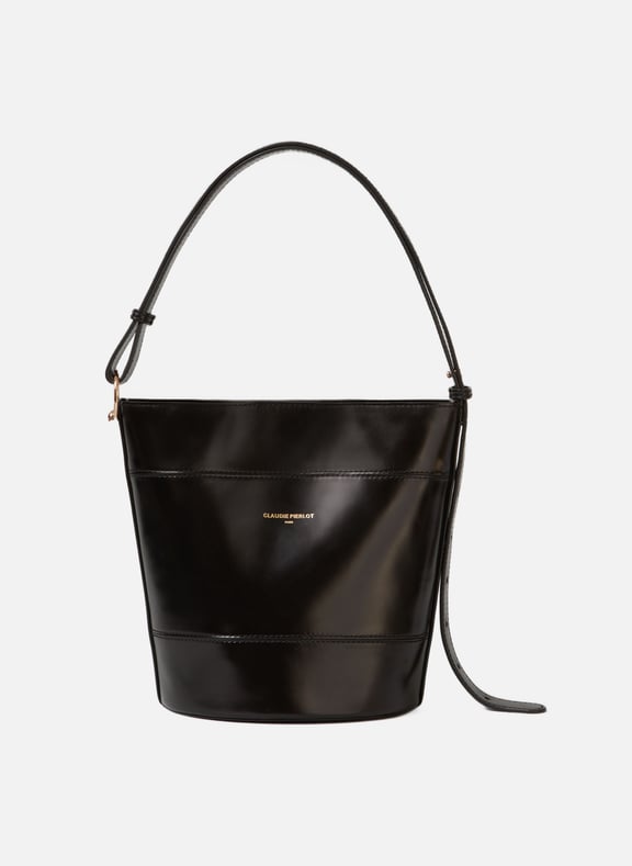 Sac seau en cuir Noir by CLAUDIE PIERLOT CLAUDIE PIERLOT Sac seau en cuir Noir